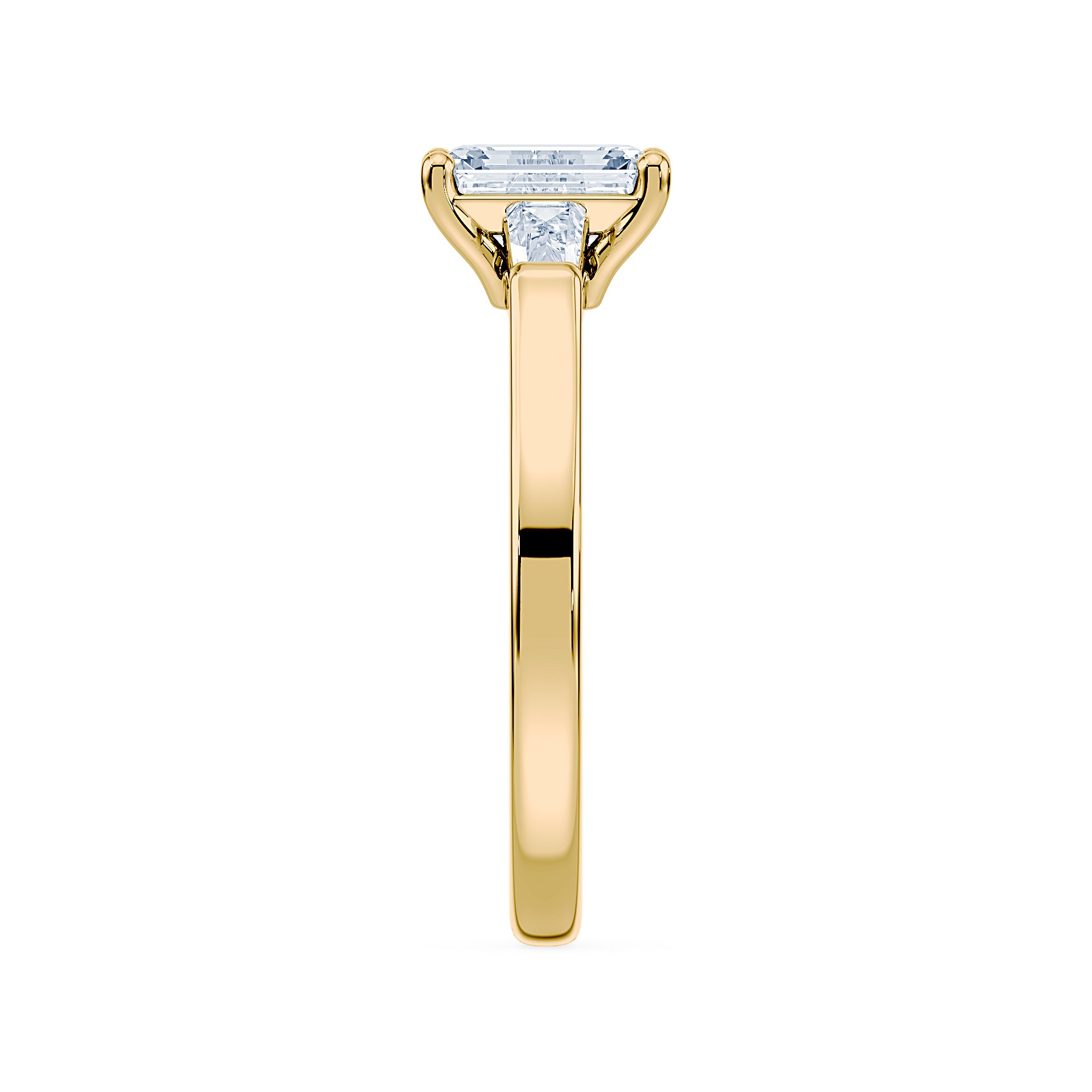 (Royal Asscher Emerald - Yellow)