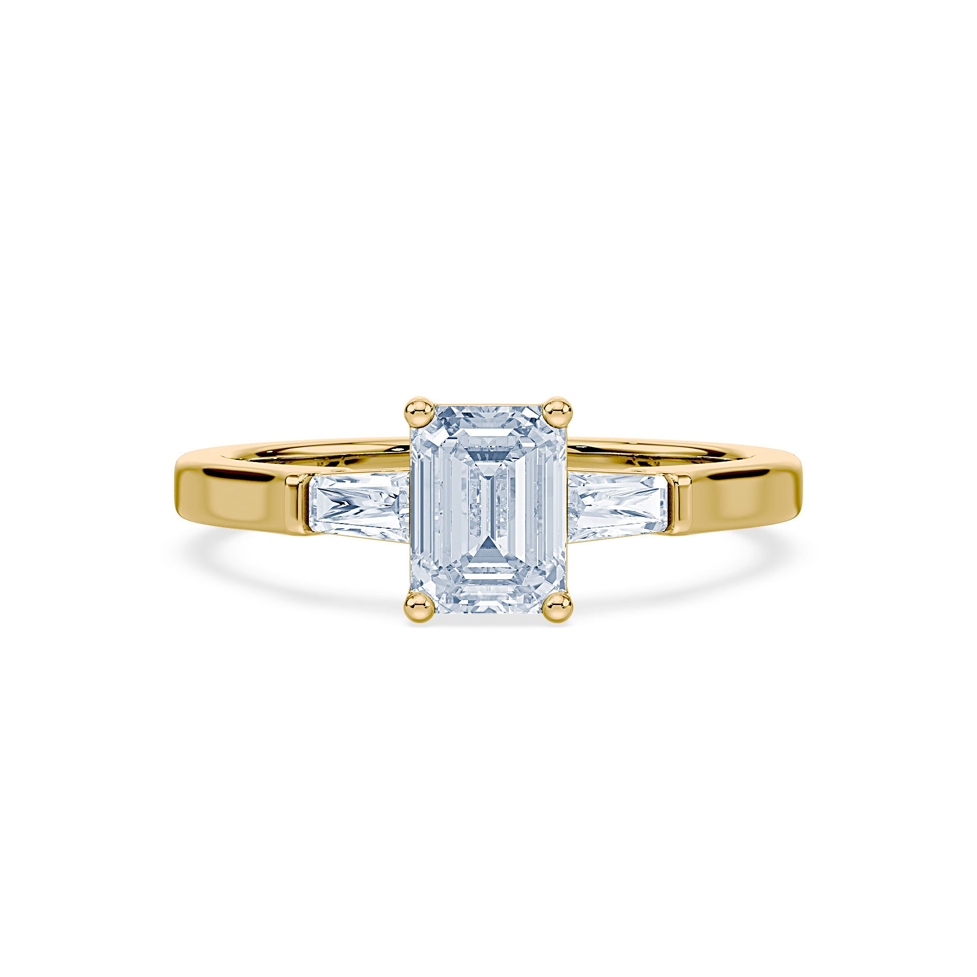 (Royal Asscher Emerald - Yellow)