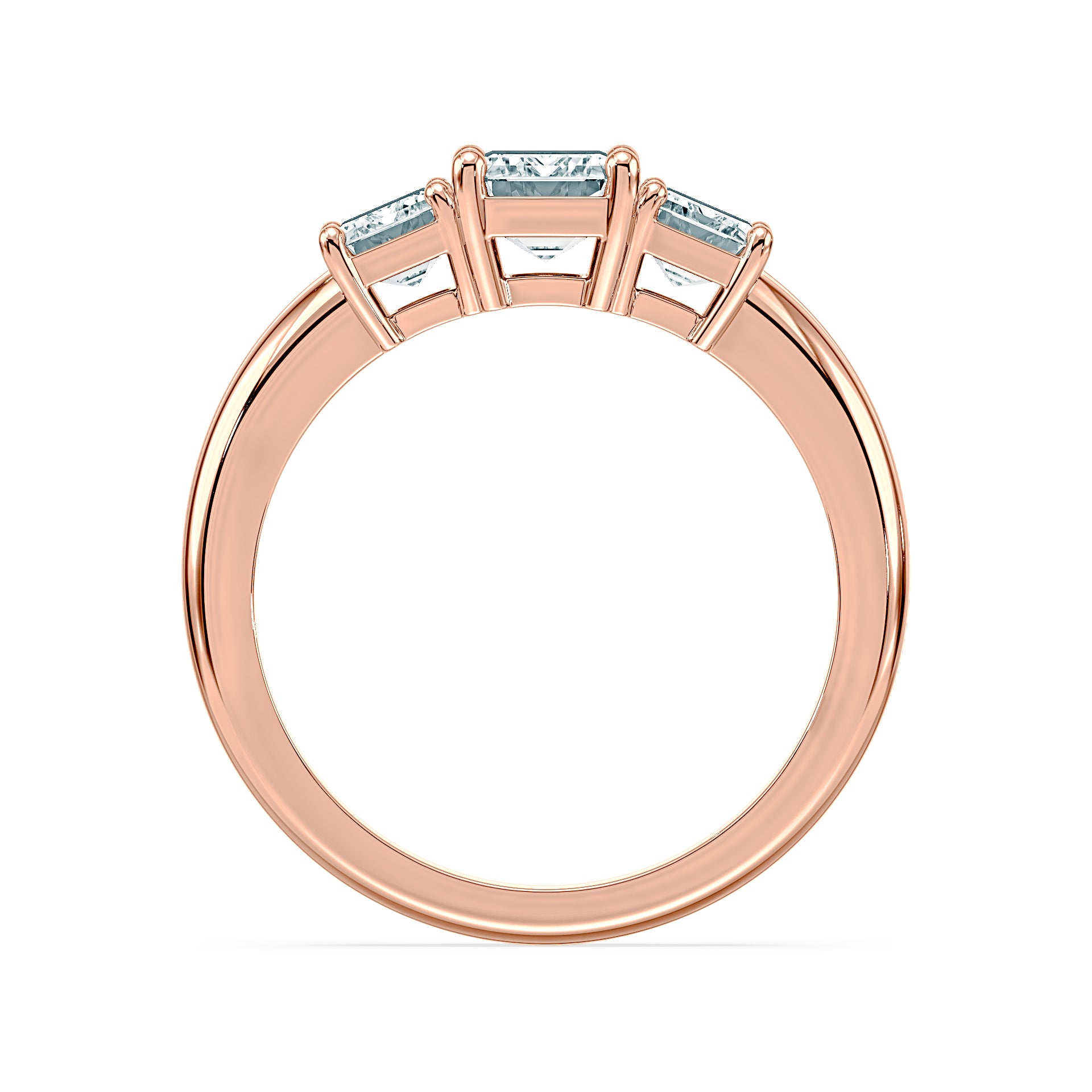 (Royal Asscher Emerald - Rose)