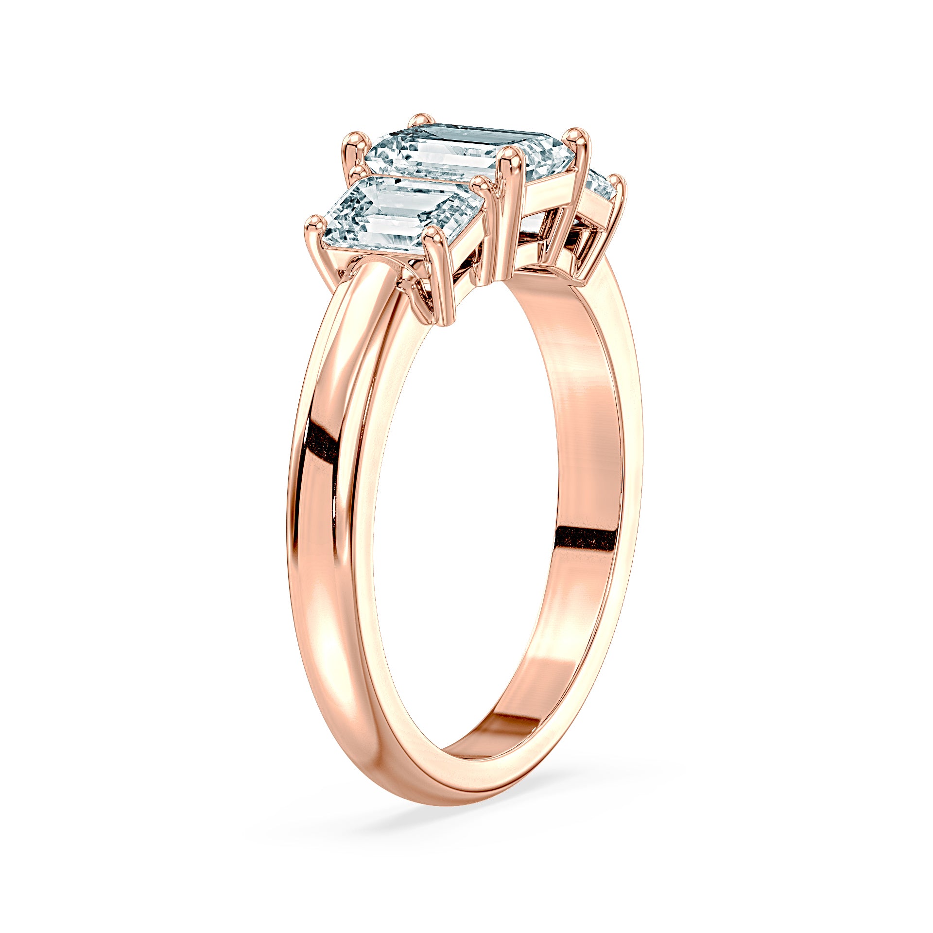 (Royal Asscher Emerald - Rose)