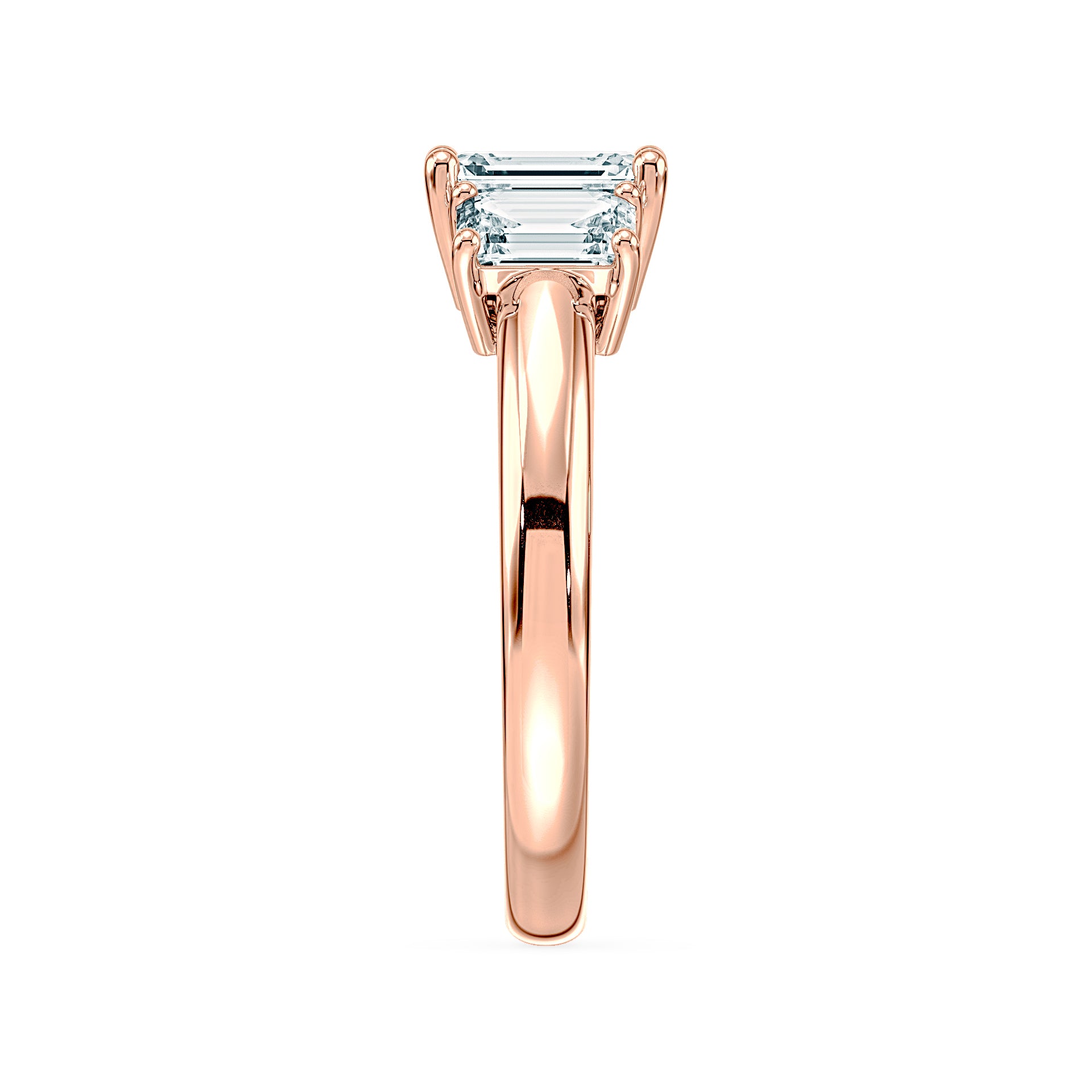 (Royal Asscher Emerald - Rose)