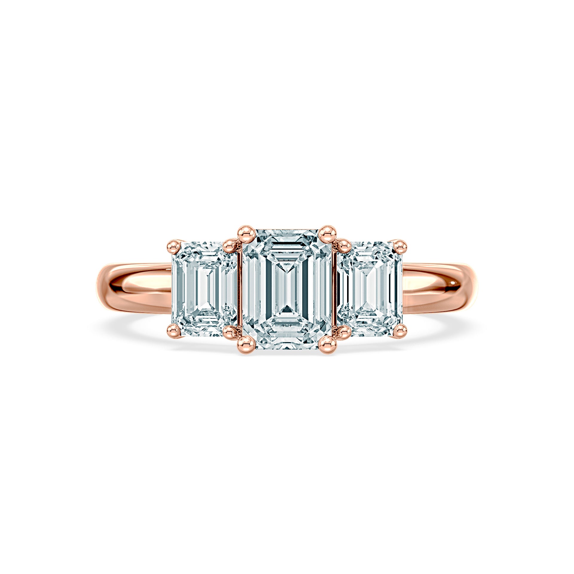 (Royal Asscher Emerald - Rose)