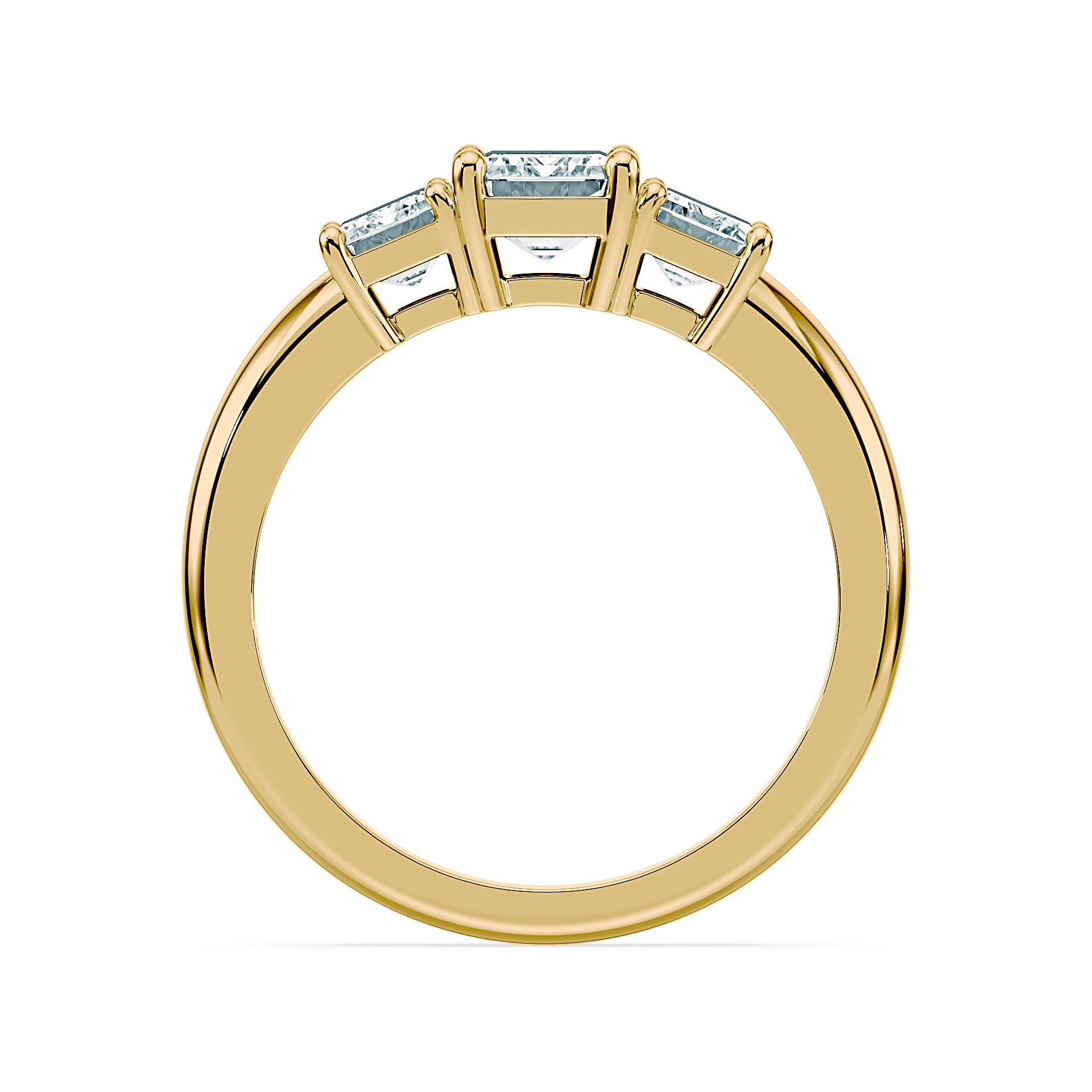 (Royal Asscher Emerald - Yellow)