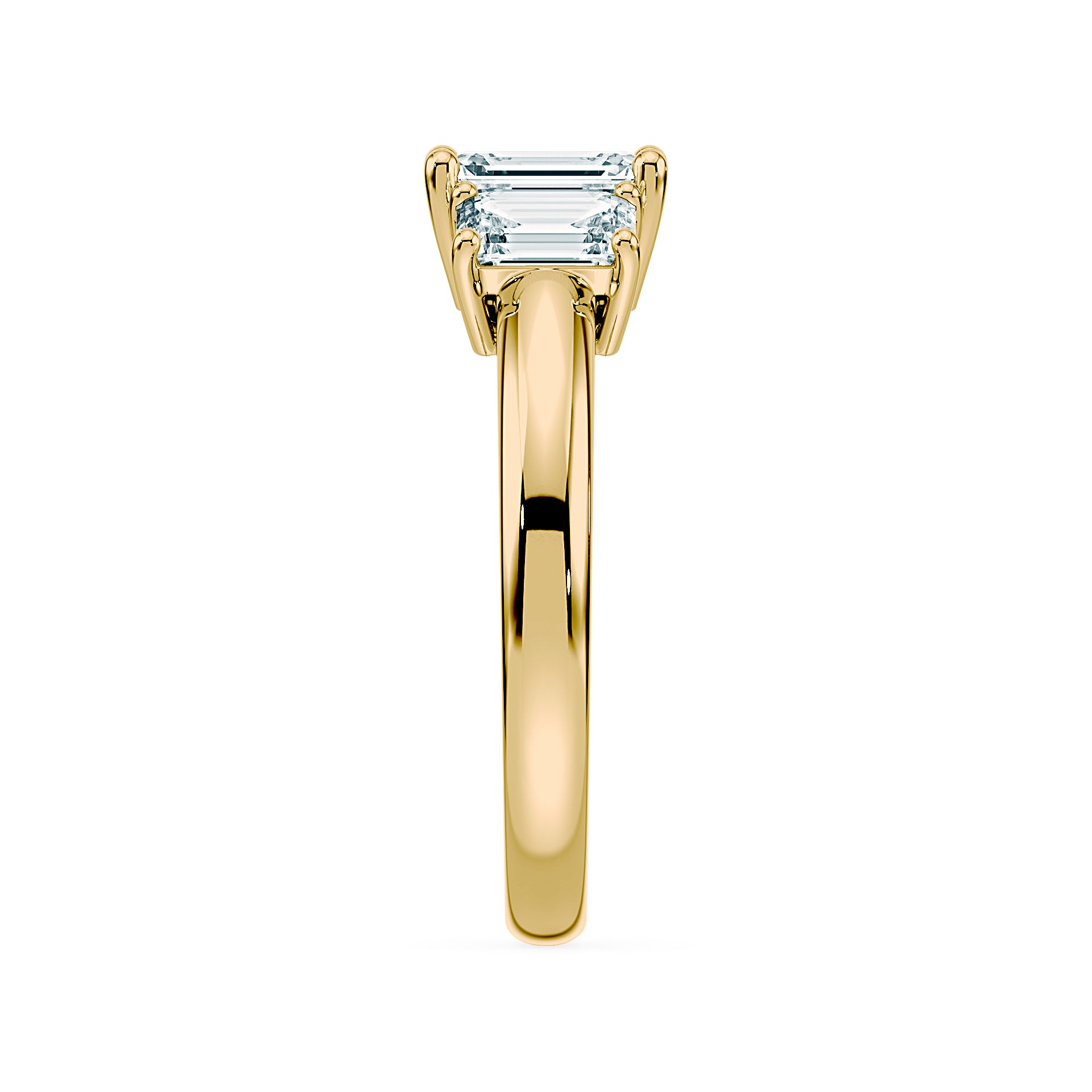 (Royal Asscher Emerald - Yellow)