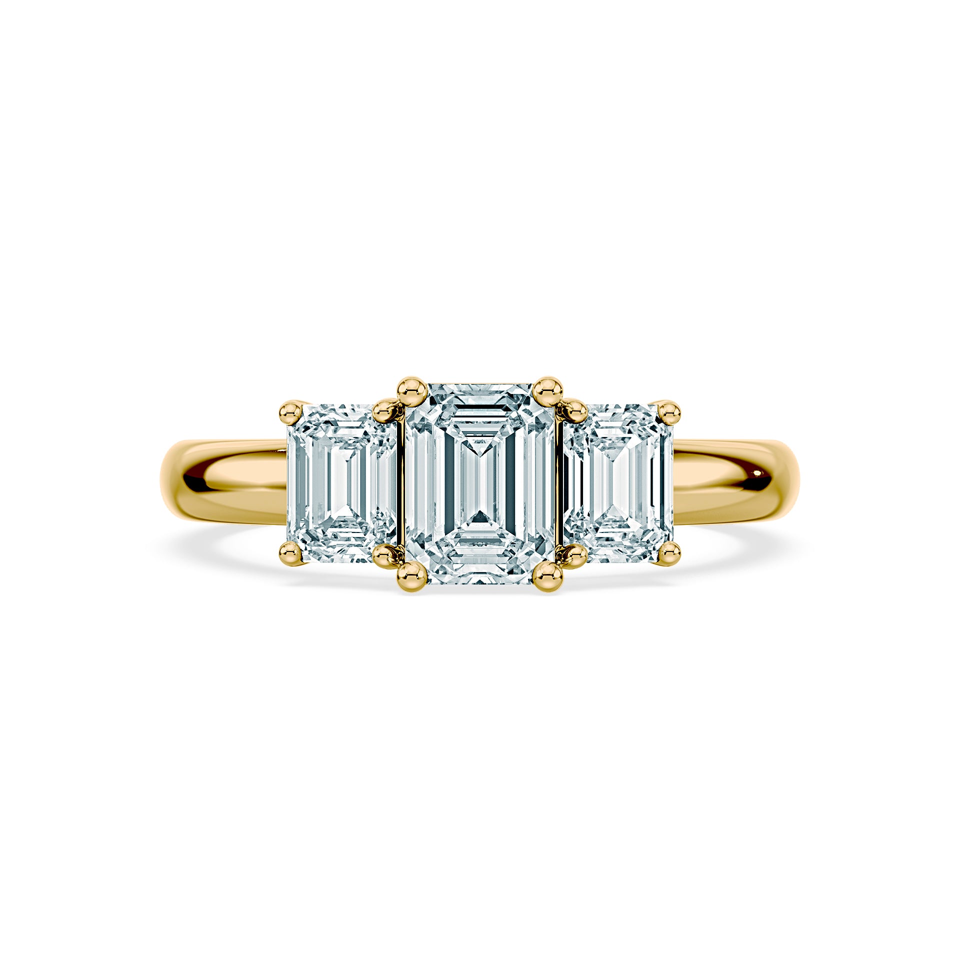 (Royal Asscher Emerald - Yellow)