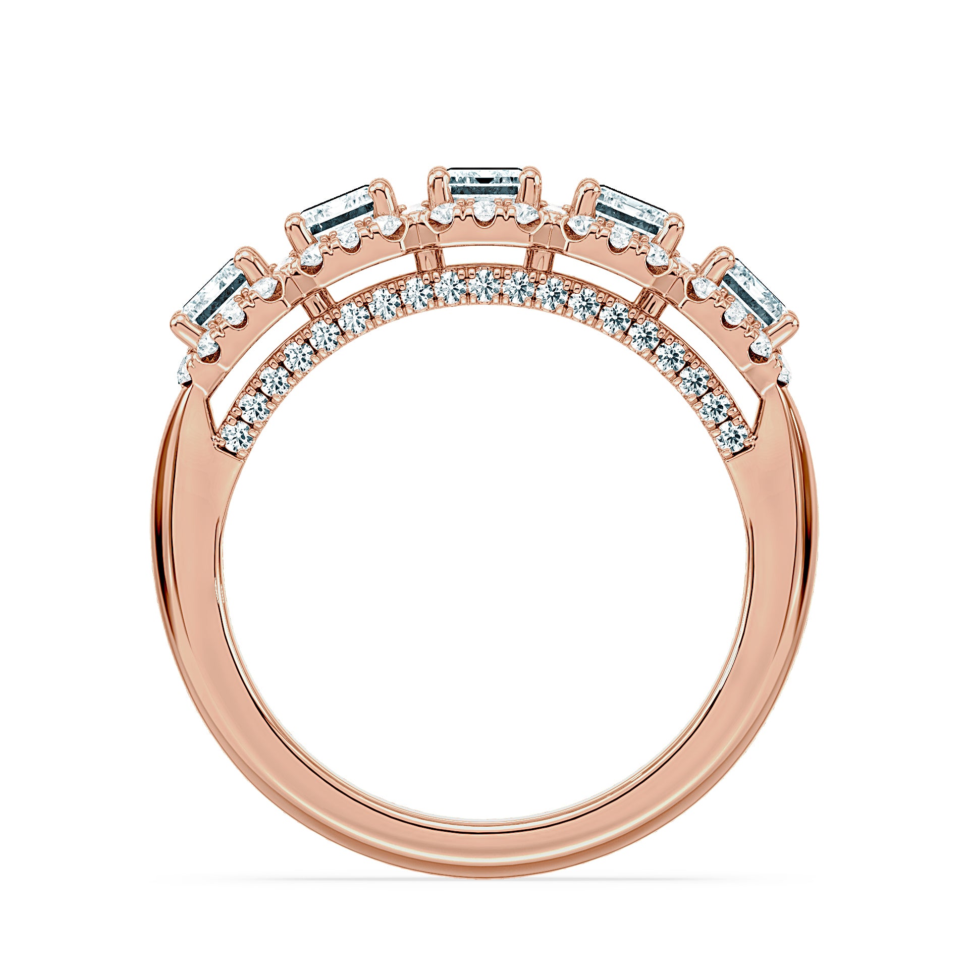 (Royal Asscher Emerald - Rose)