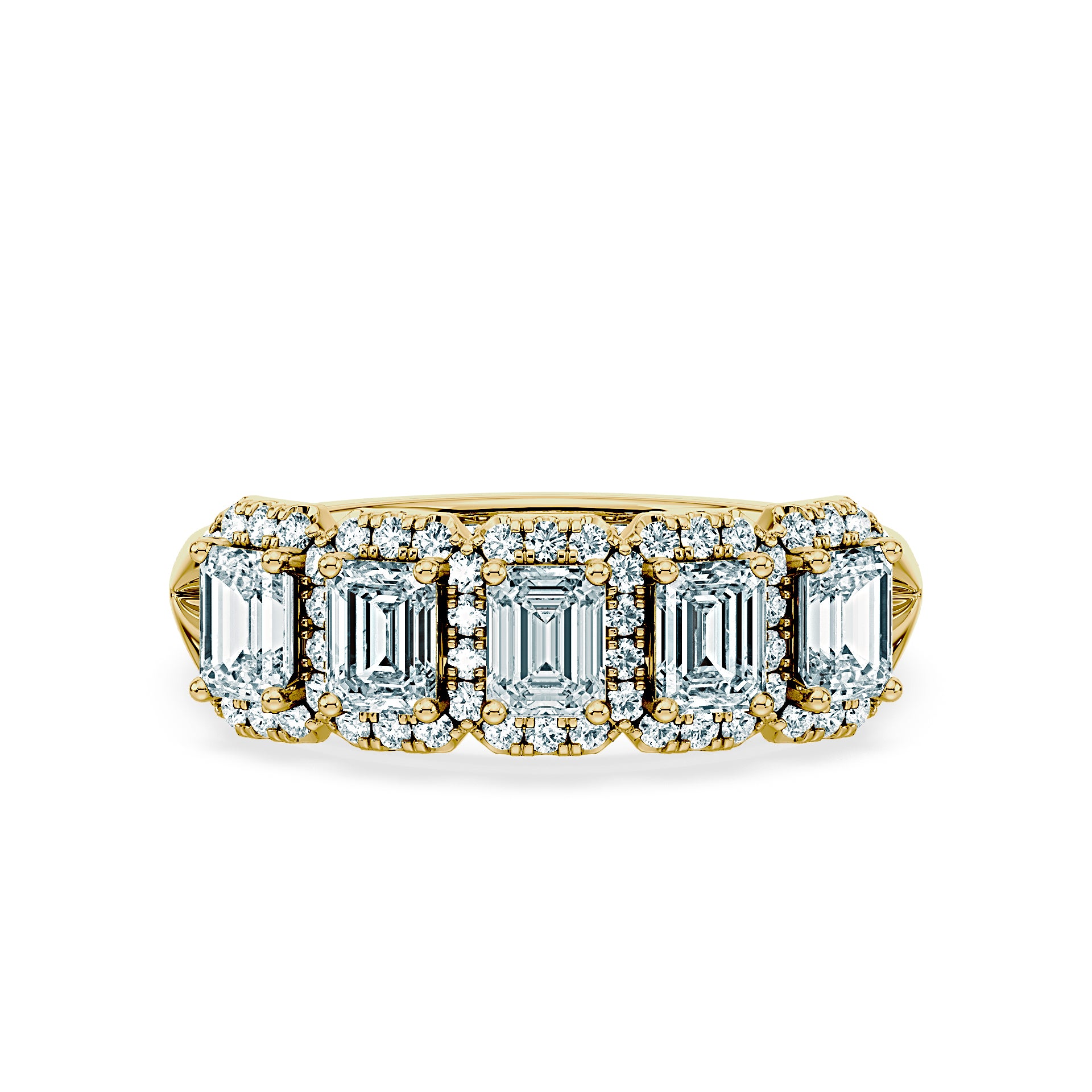 (Royal Asscher Emerald - Yellow)