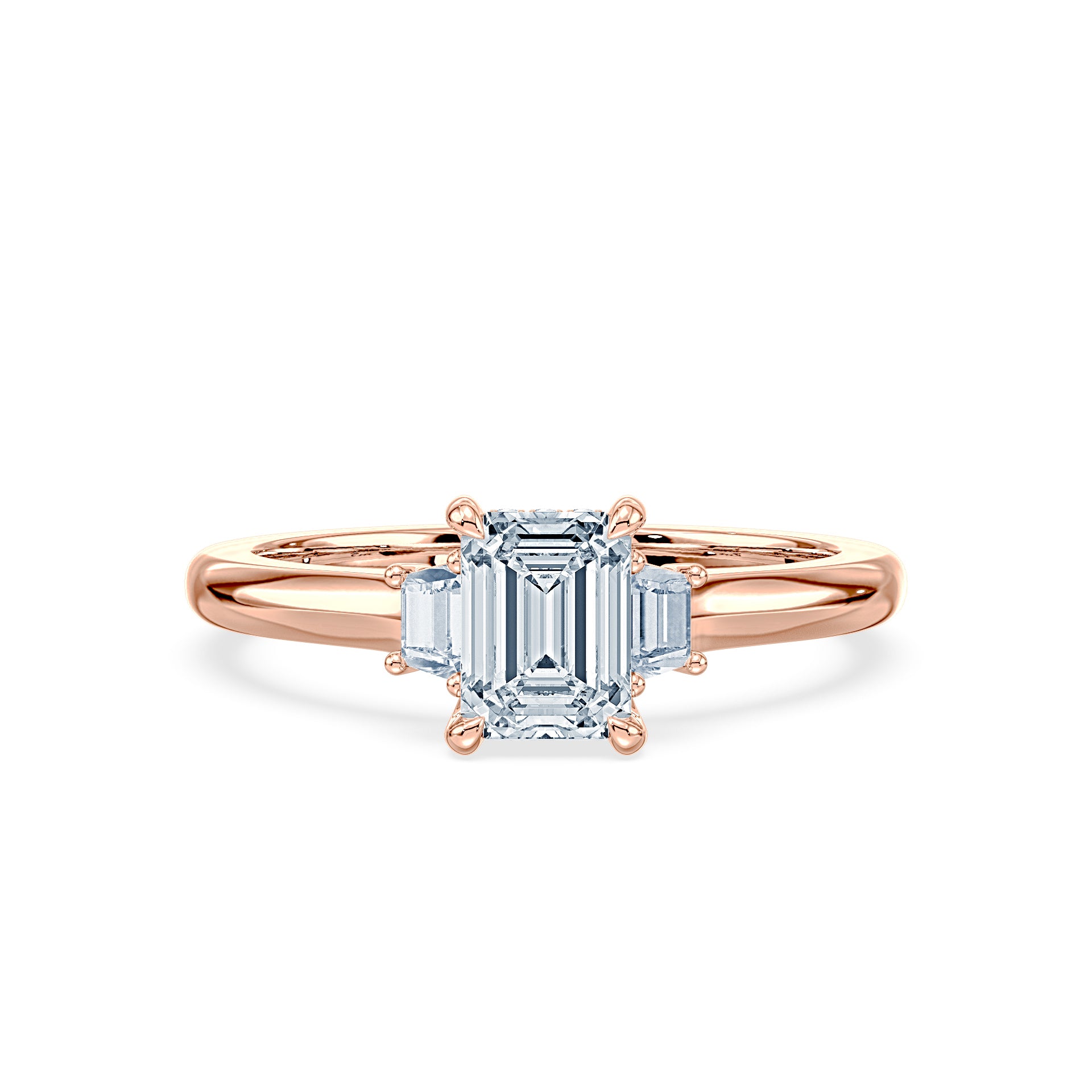 (Royal Asscher Emerald - Rose)