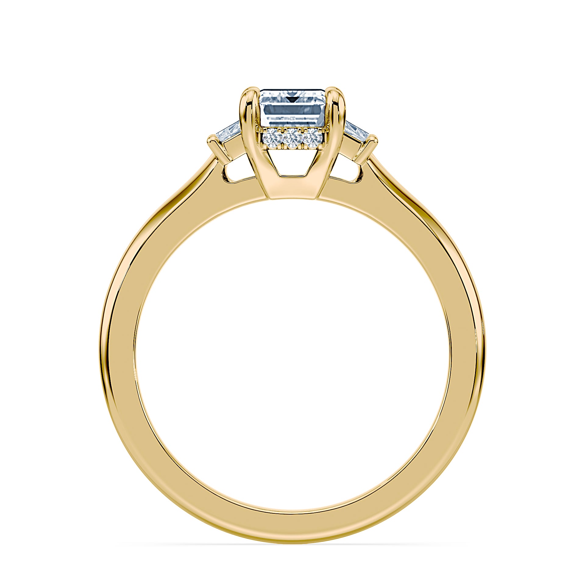 (Royal Asscher Emerald - Yellow)