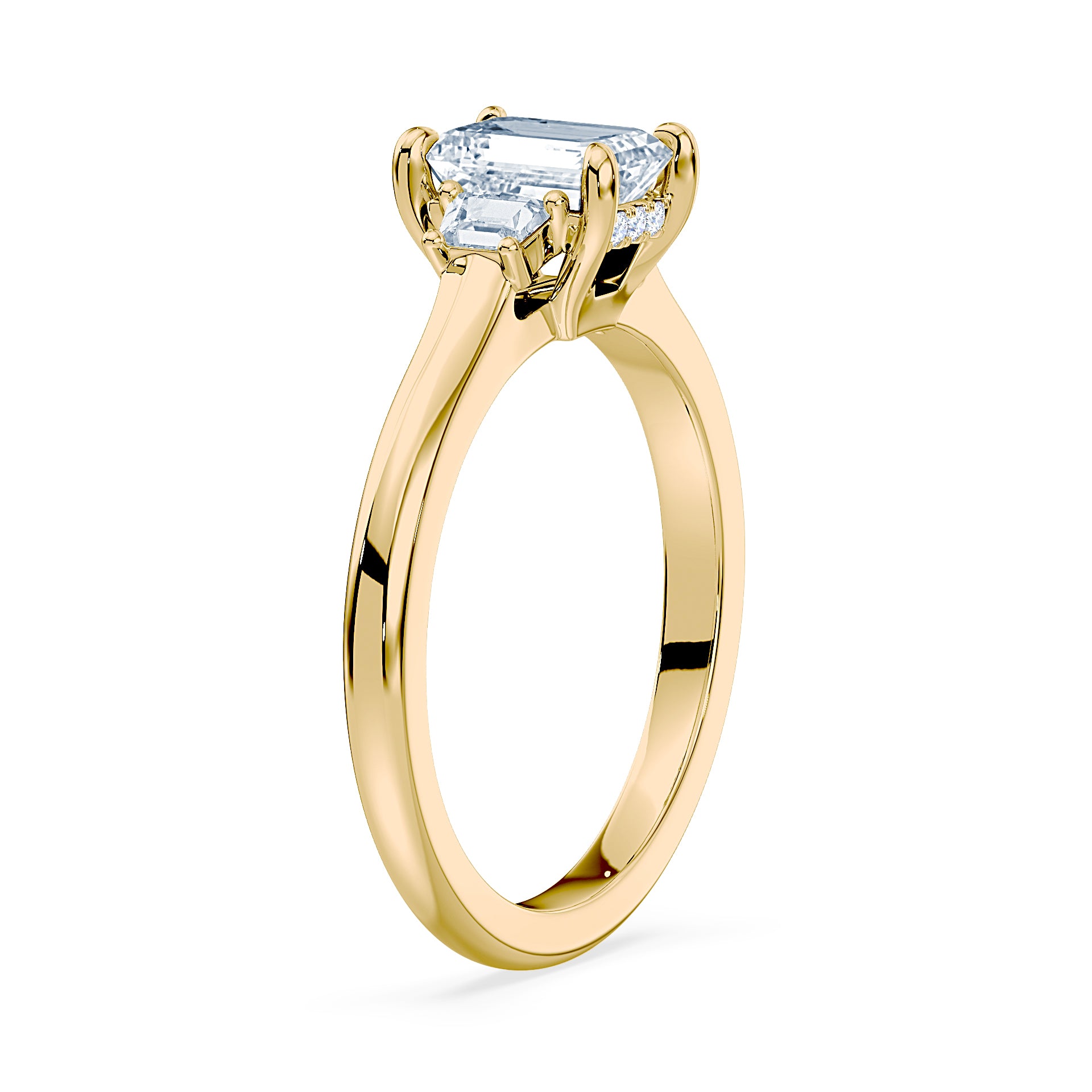 (Royal Asscher Emerald - Yellow)