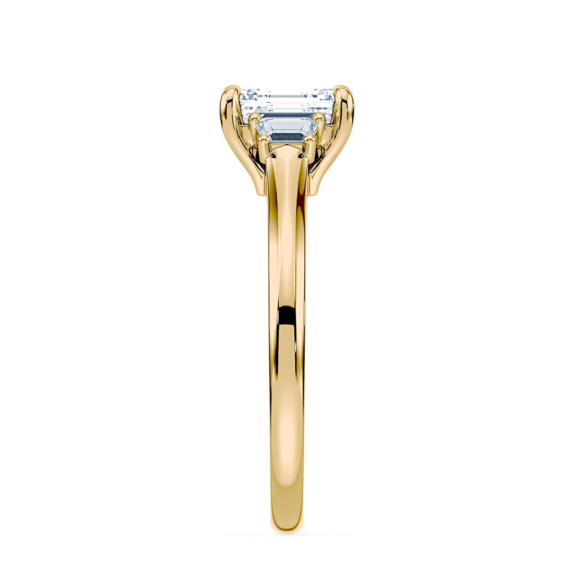 (Royal Asscher Emerald - Yellow)