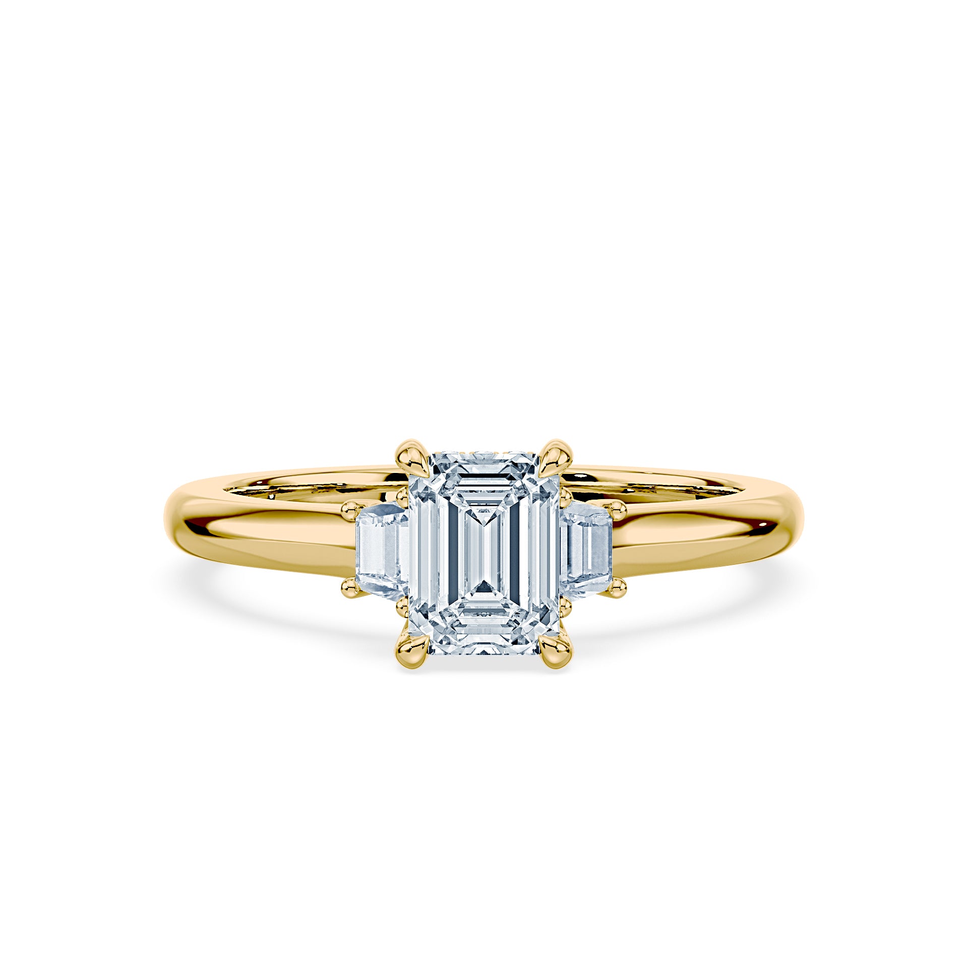 (Royal Asscher Emerald - Yellow)