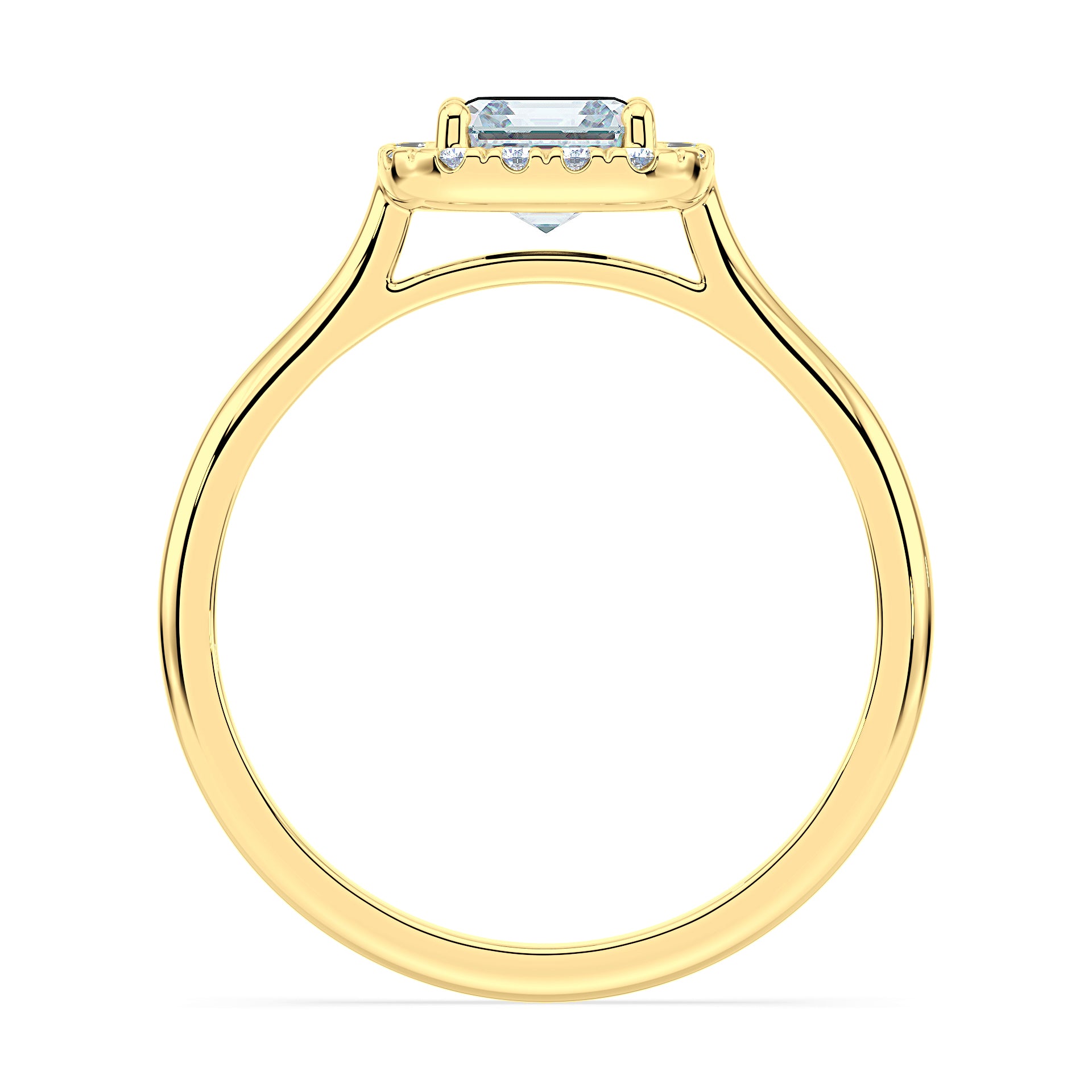 (Royal Asscher Cut - Yellow)