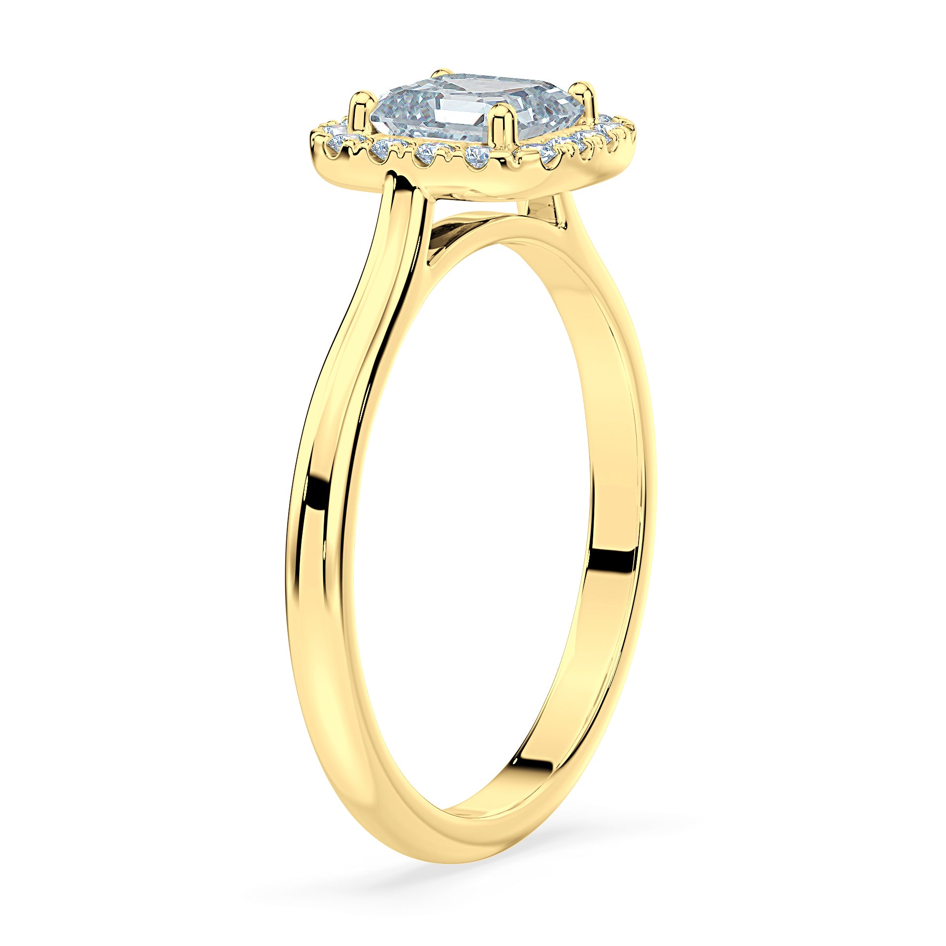 (Royal Asscher Cut - Yellow)