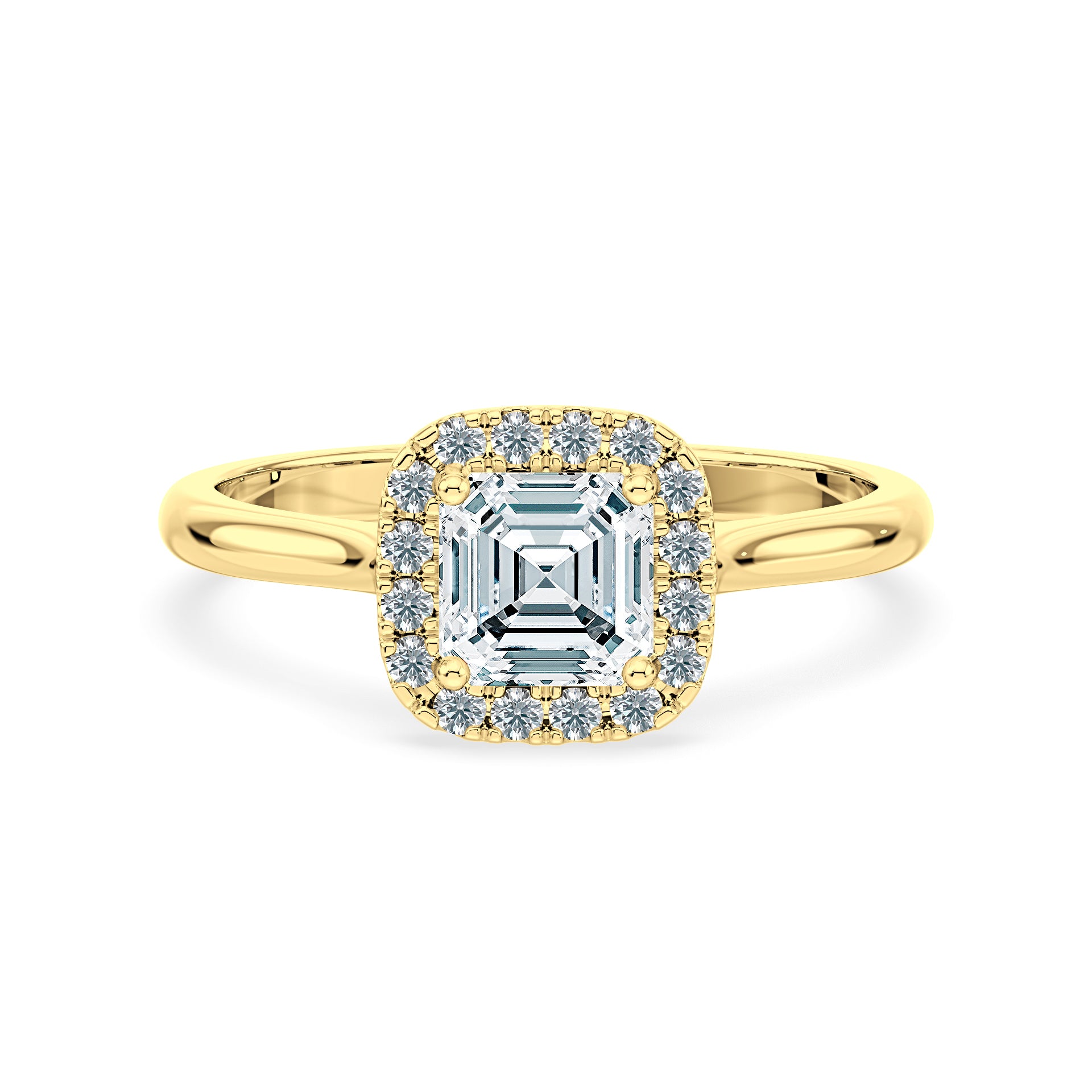 (Royal Asscher Cut - Yellow)