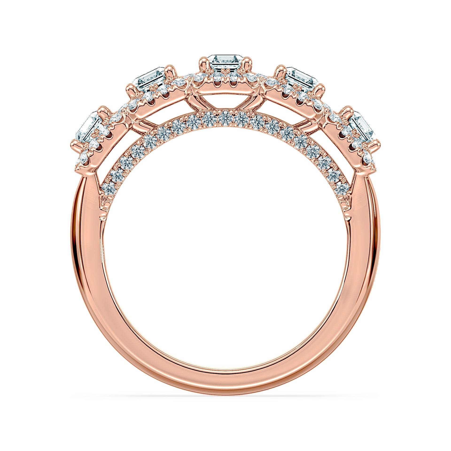 (Royal Asscher Cut - Rose)