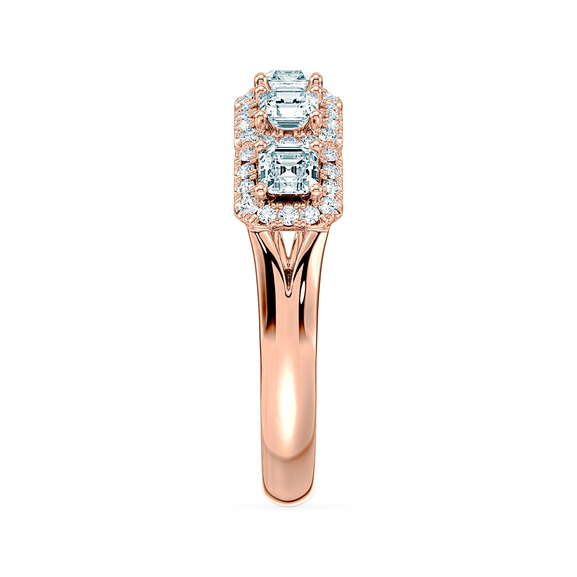 (Royal Asscher Cut - Rose)