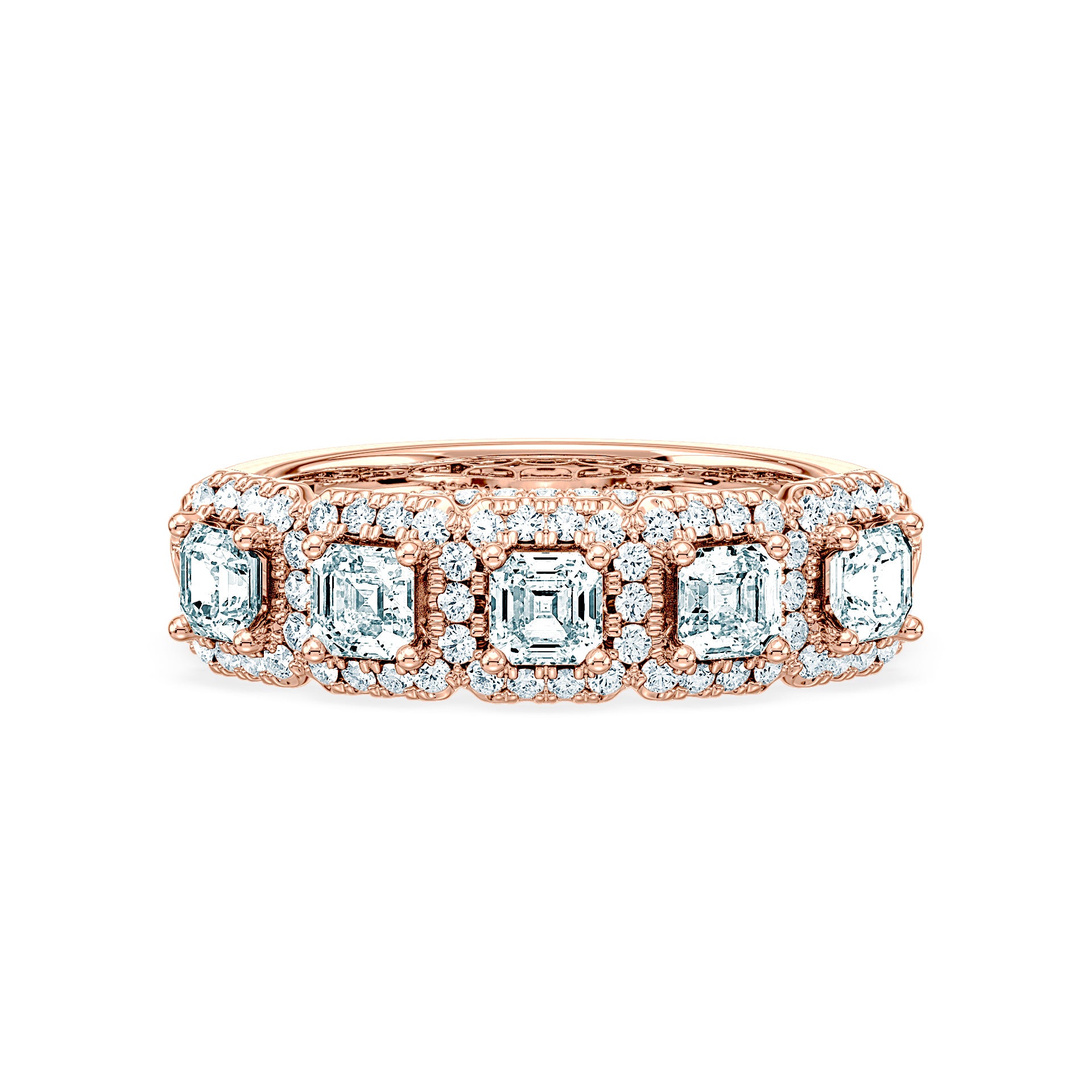 (Royal Asscher Cut - Rose)