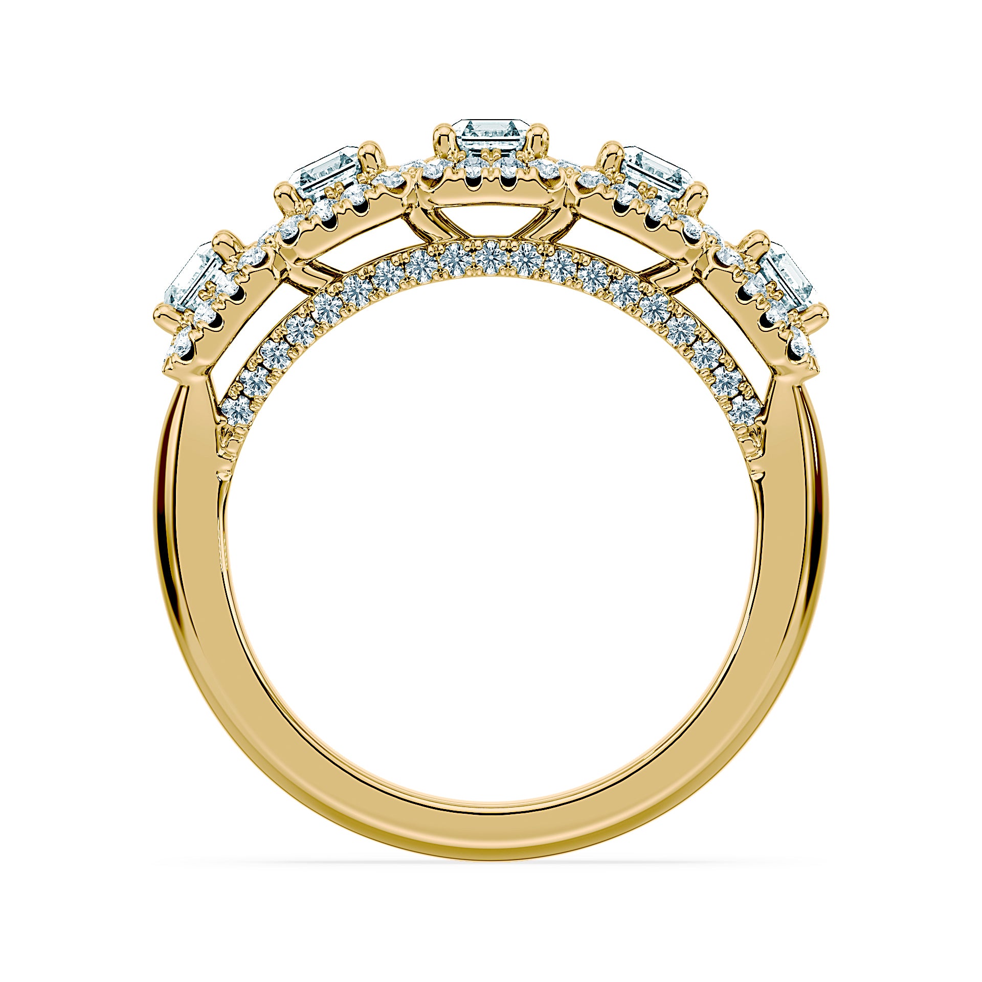 (Royal Asscher Cut - Yellow)