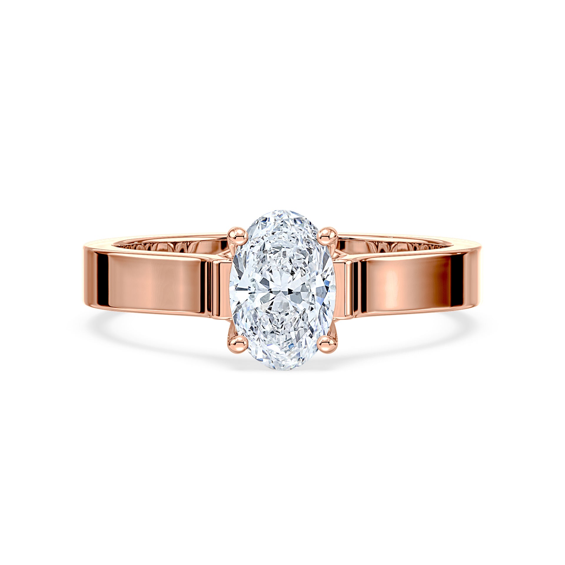 (Royal Asscher Oval - Rose)