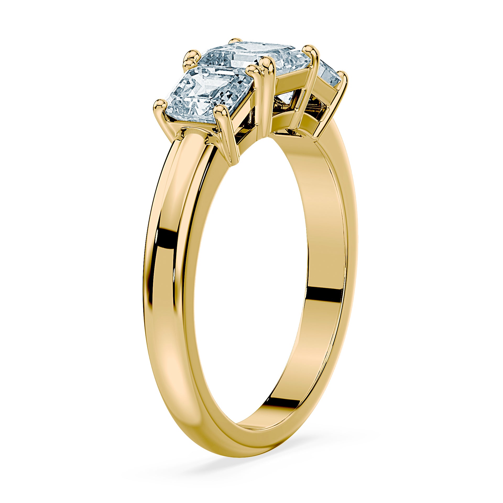 (Royal Asscher Cut - Yellow)