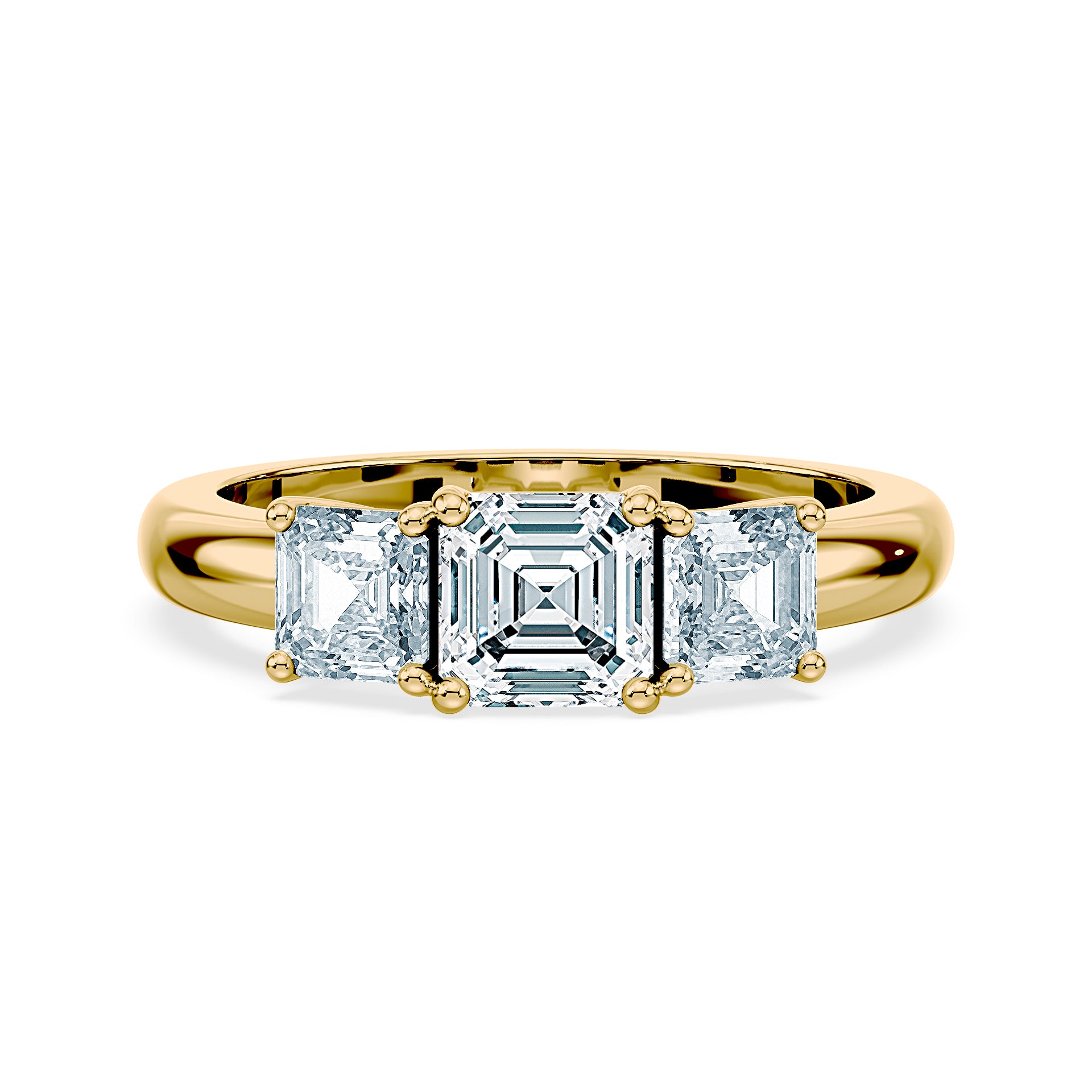 (Royal Asscher Cut - Yellow)