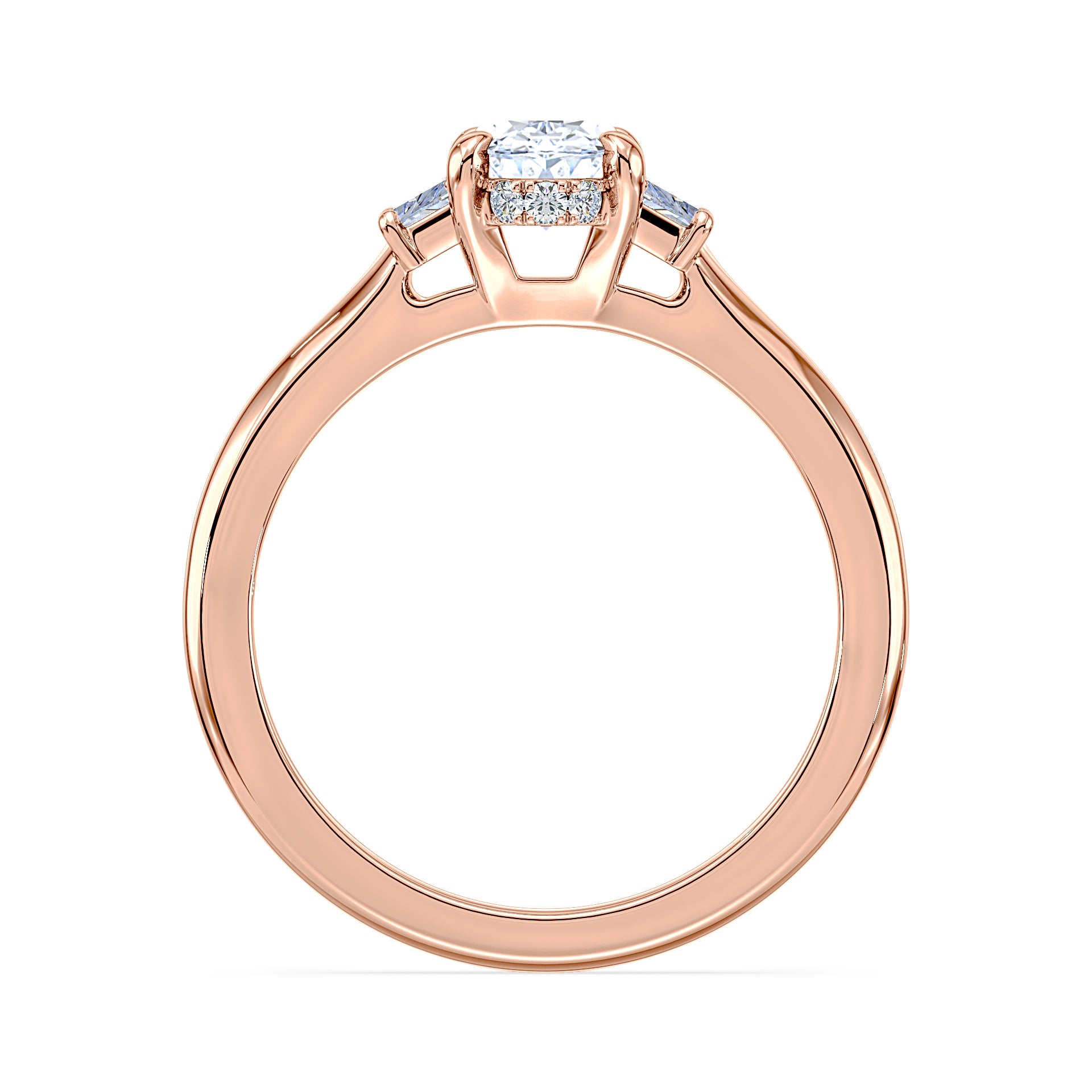 (Royal Asscher Oval - Rose)