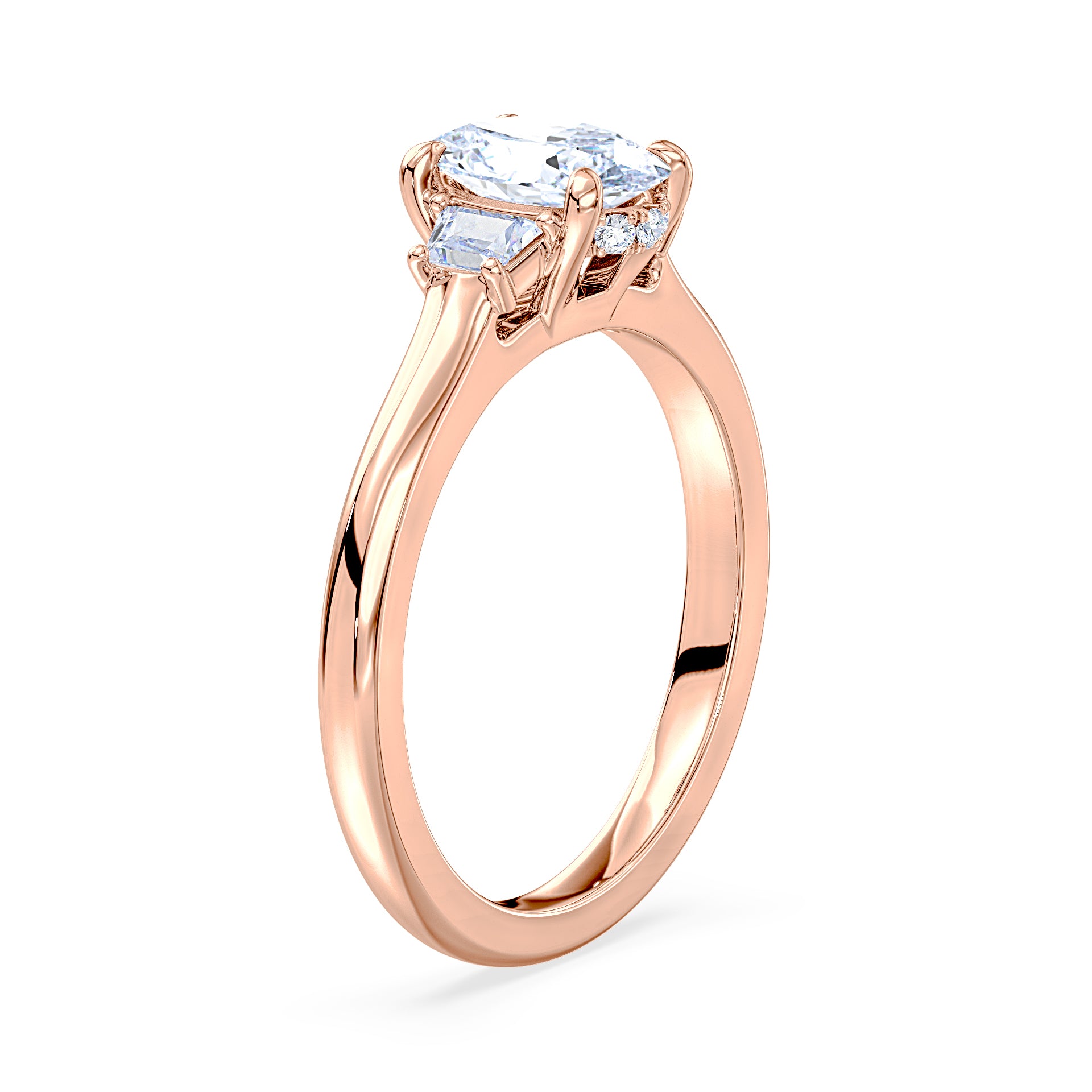 (Royal Asscher Oval - Rose)