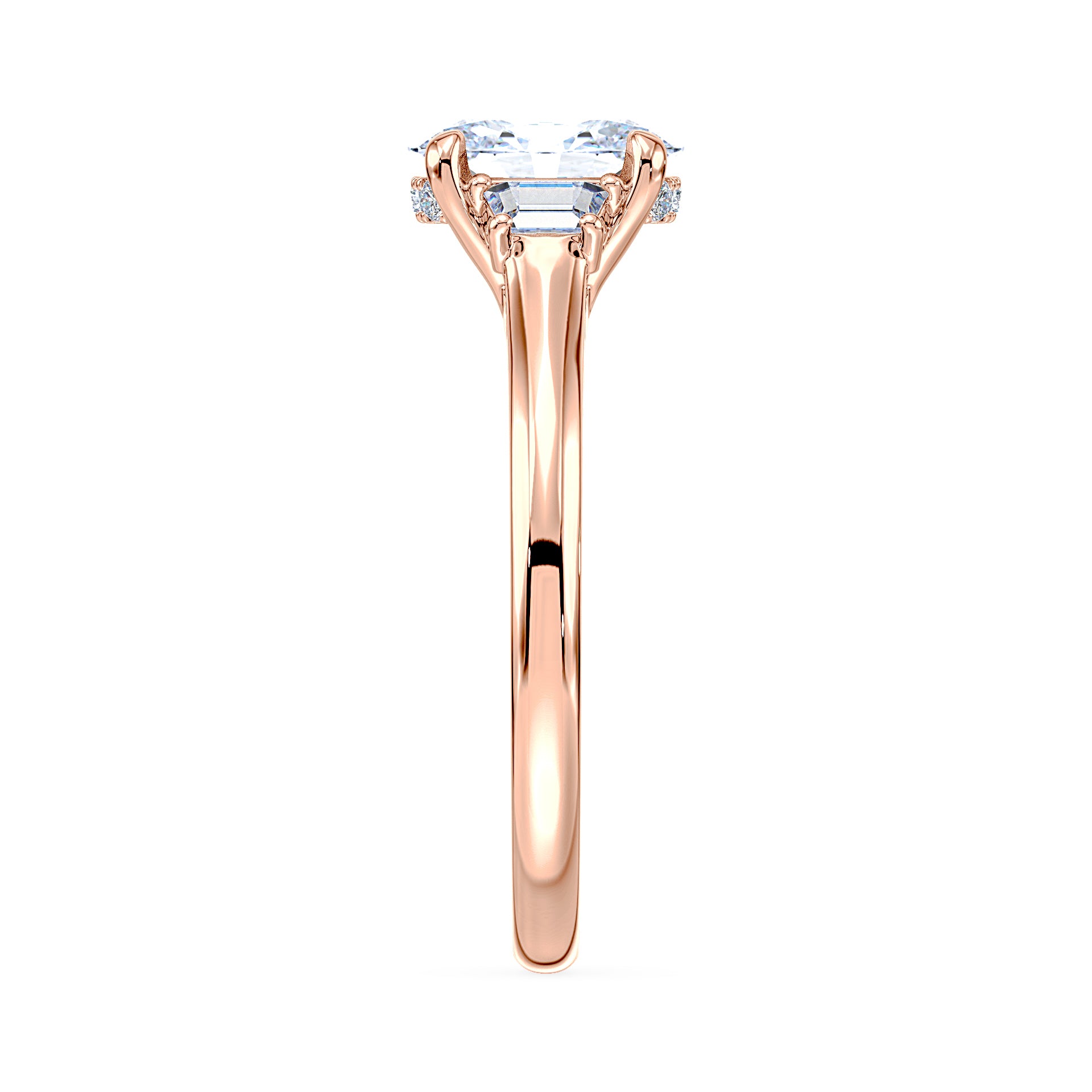 (Royal Asscher Oval - Rose)