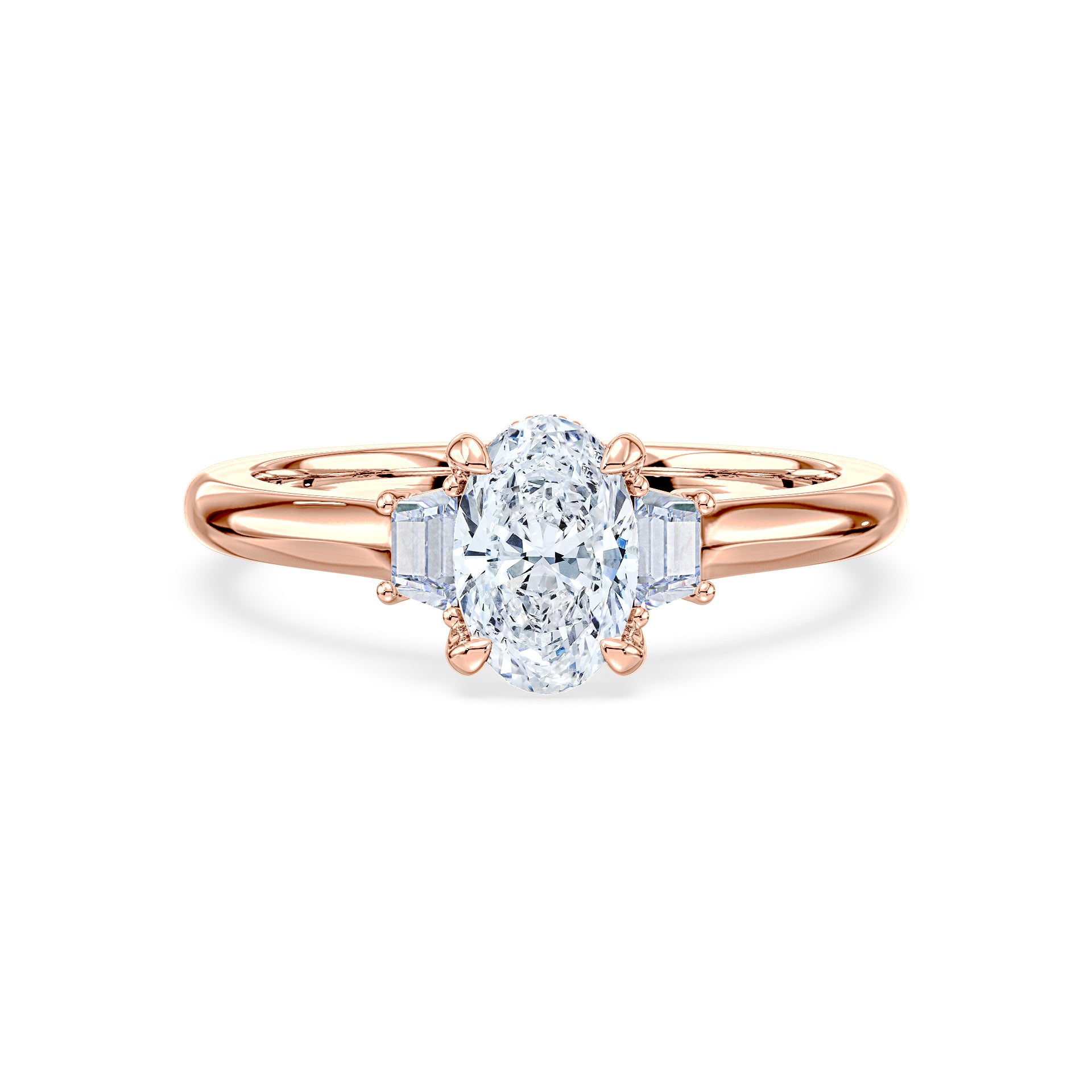 (Royal Asscher Oval - Rose)