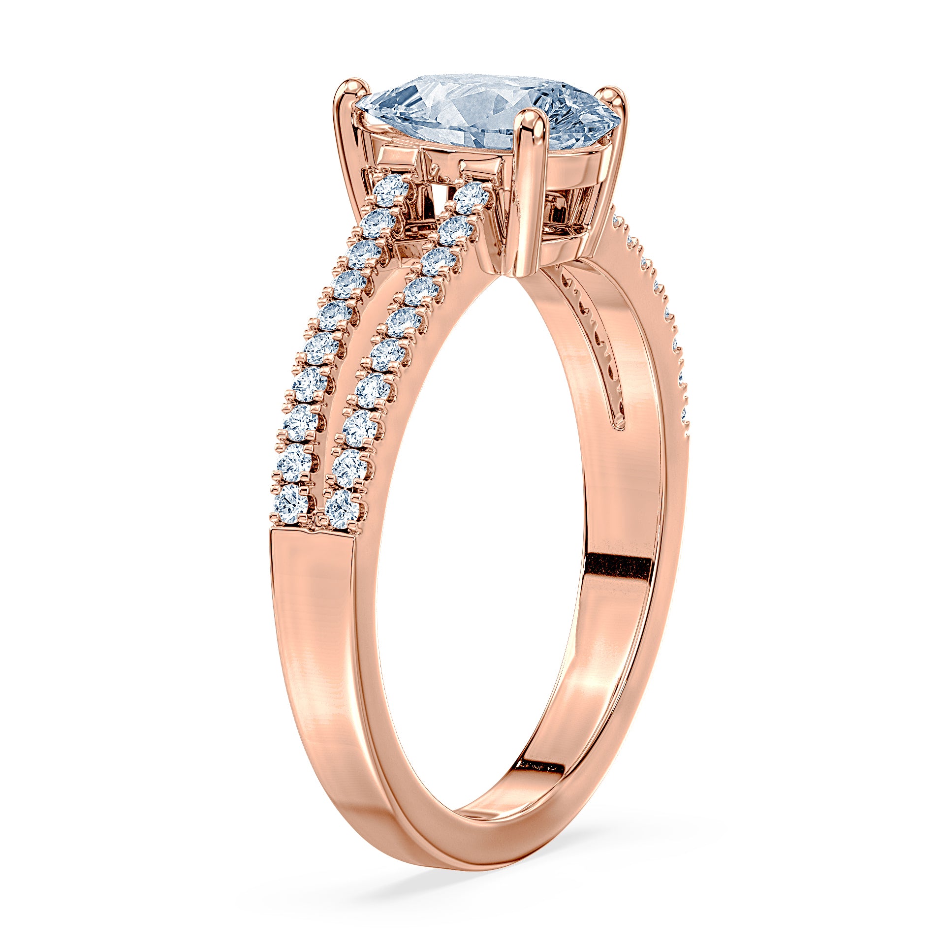 (Royal Asscher Pear - Rose)