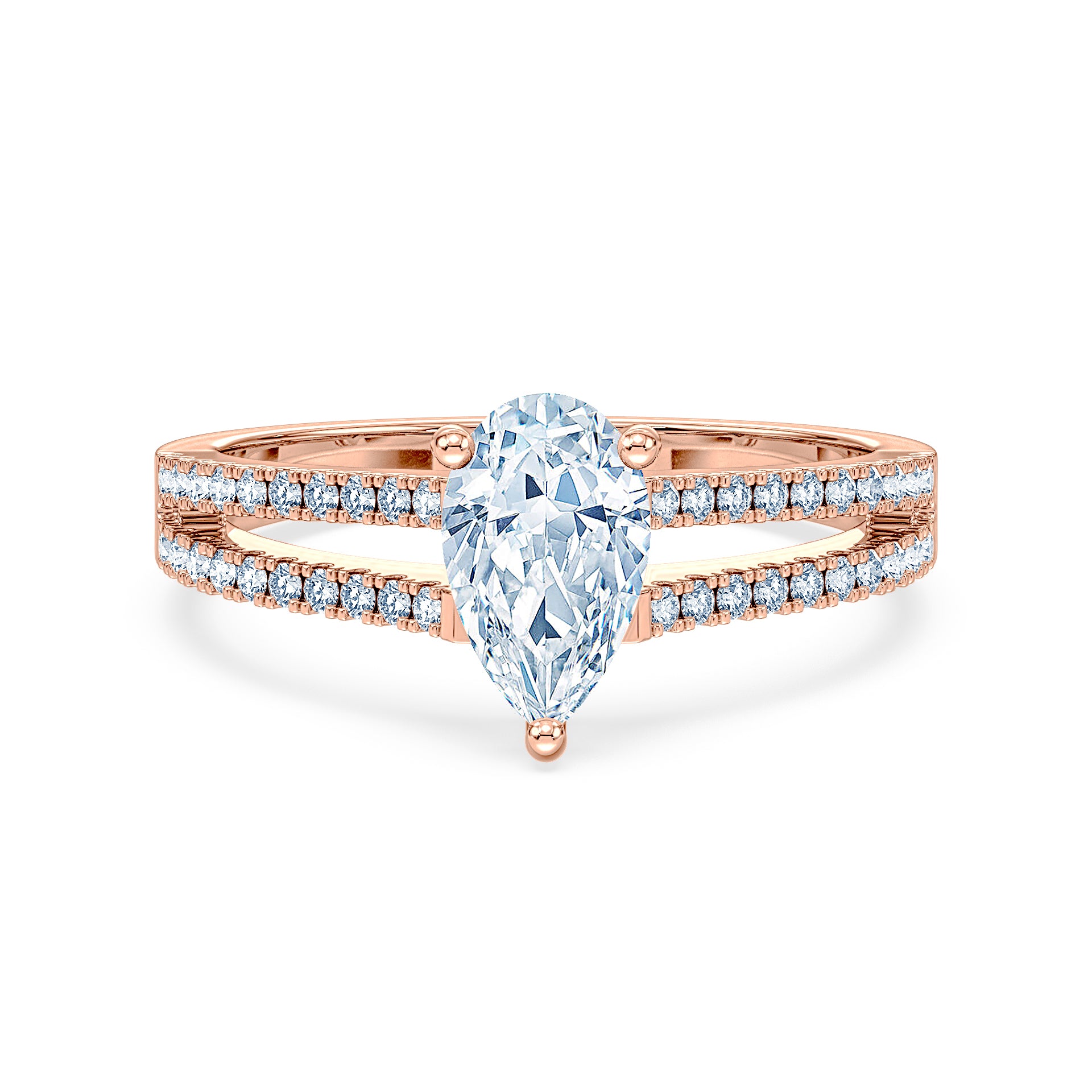 (Royal Asscher Pear - Rose)