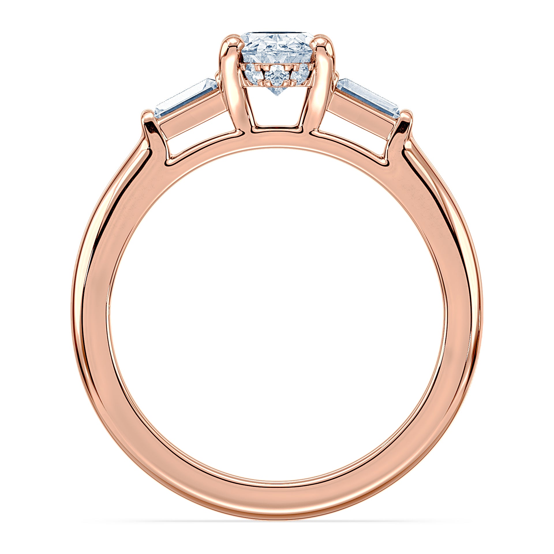 (Royal Asscher Oval - Rose)