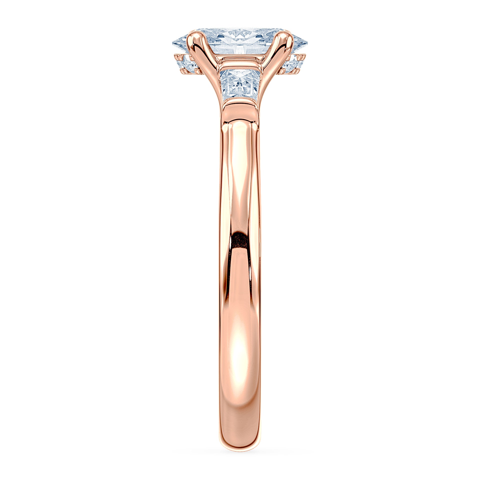 (Royal Asscher Oval - Rose)