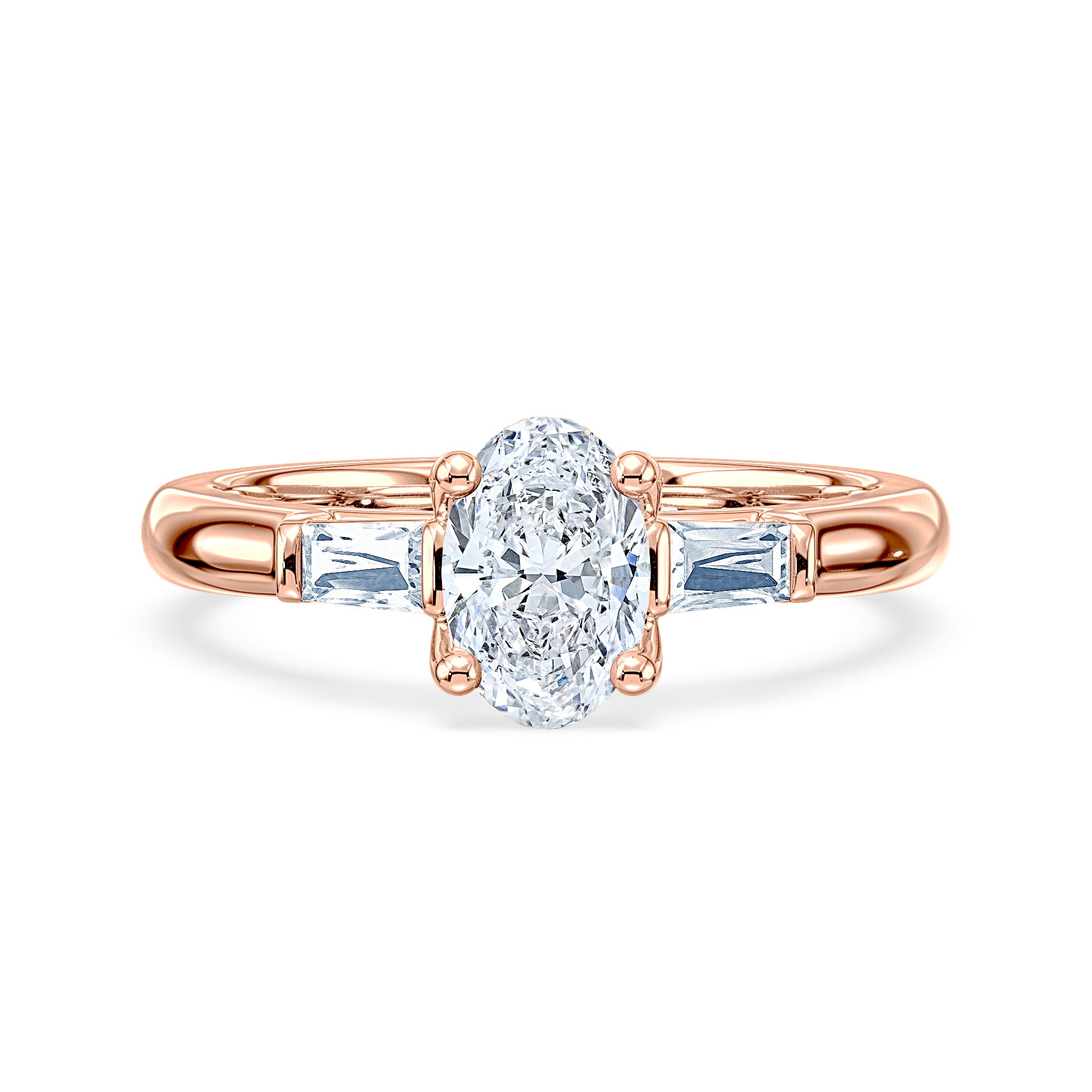 (Royal Asscher Oval - Rose)