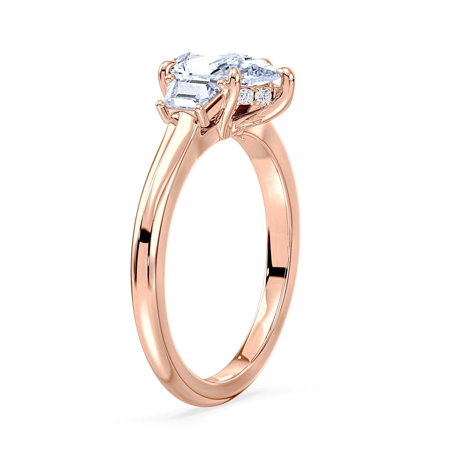 (Royal Asscher Pear - Rose)