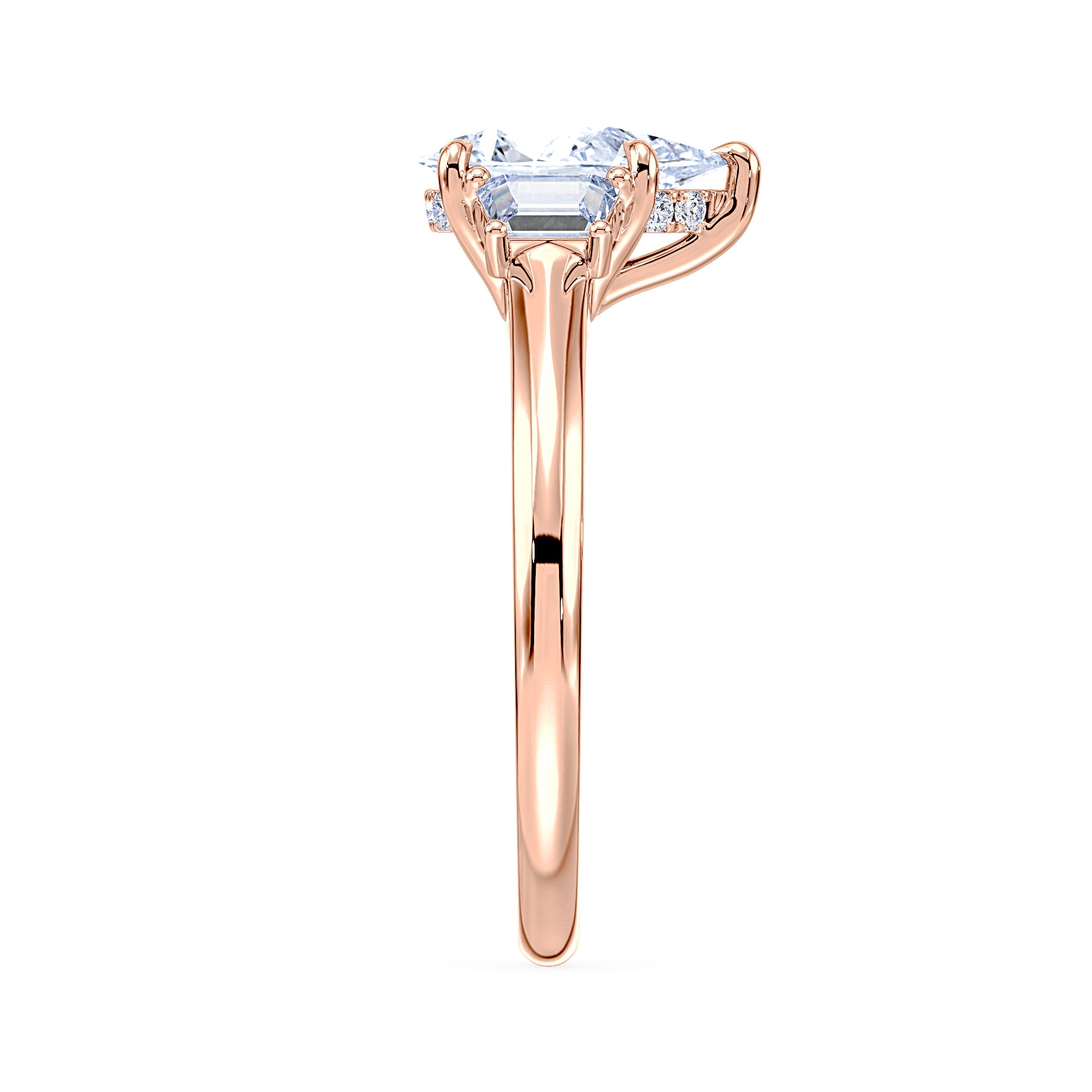 (Royal Asscher Pear - Rose)