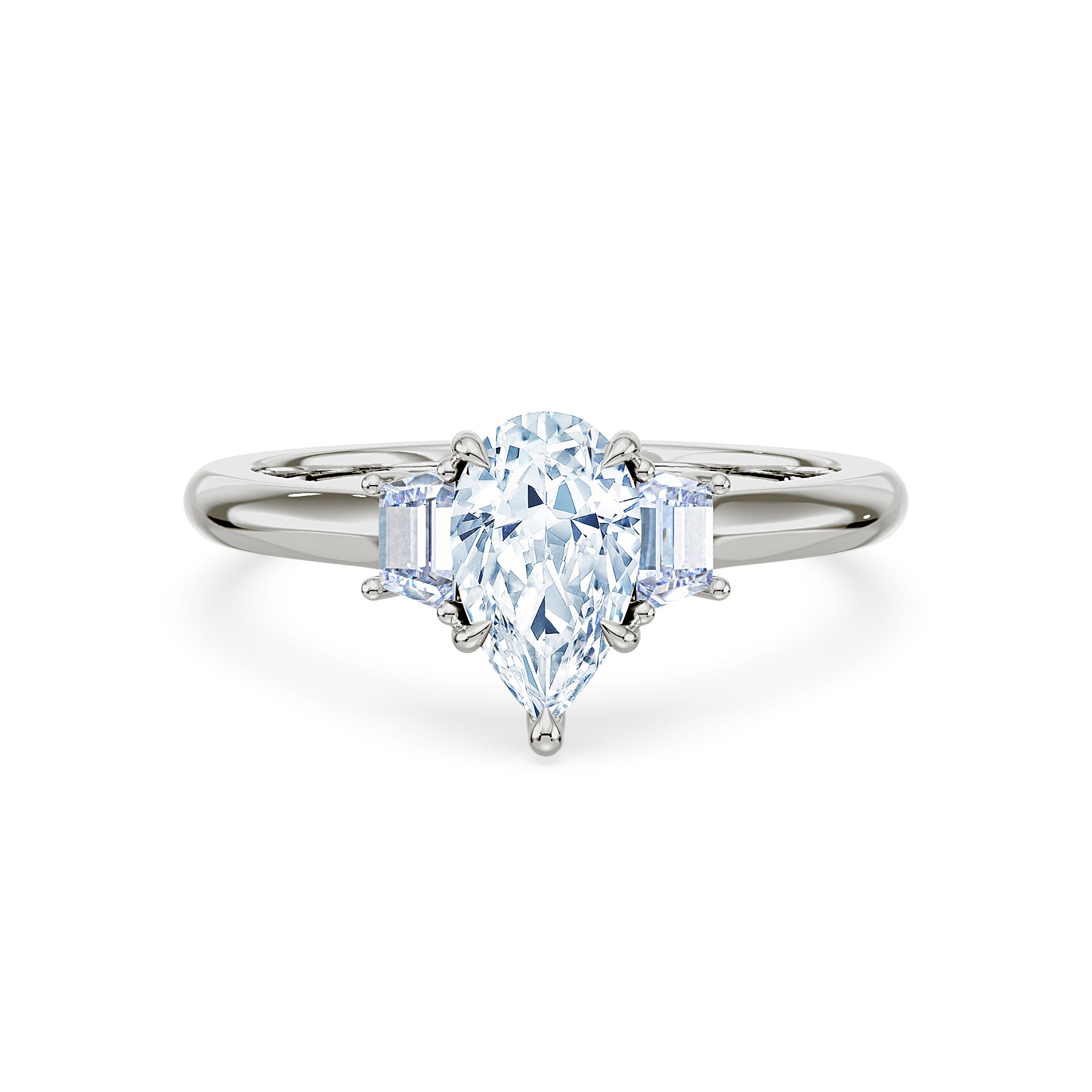 (Royal Asscher Pear)