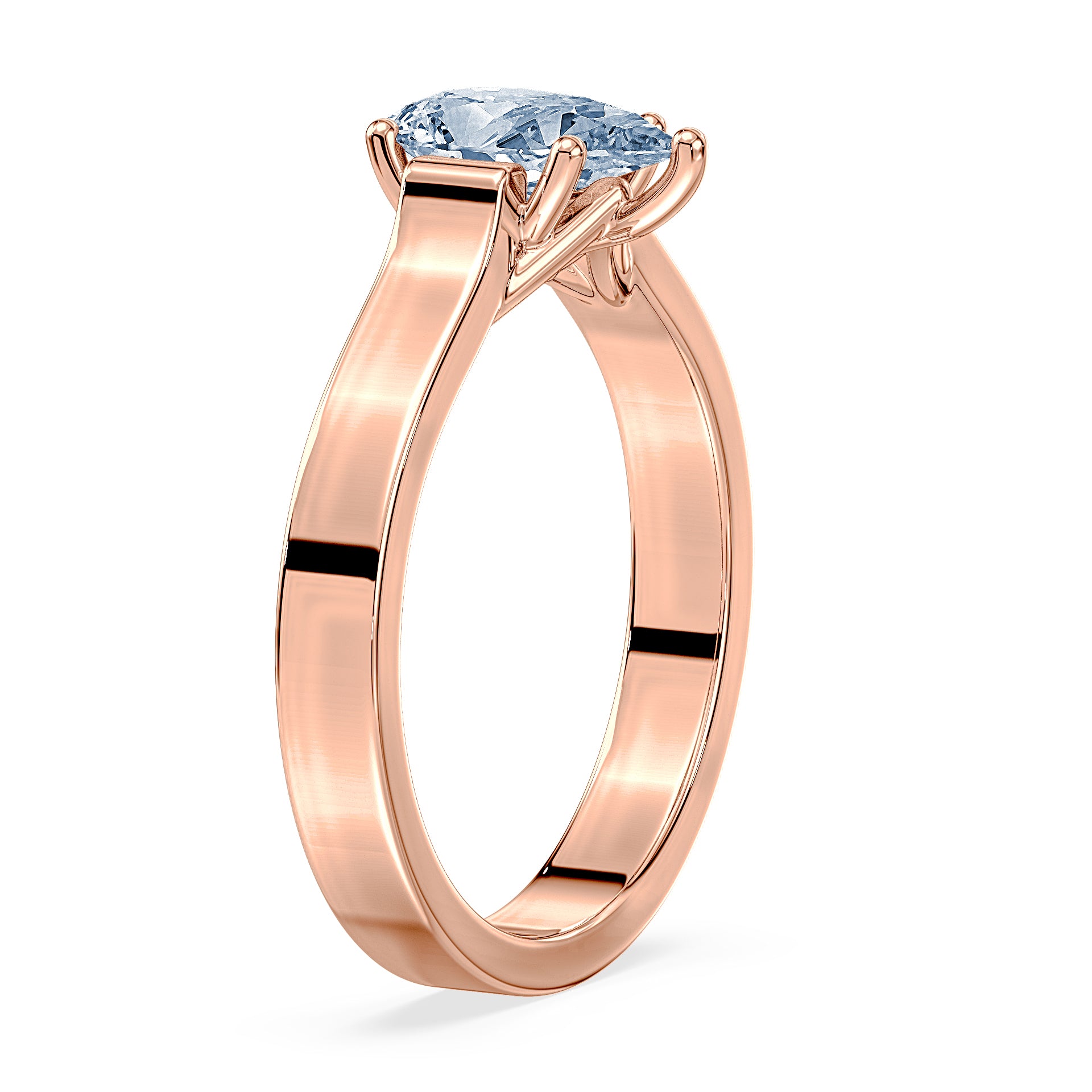 (Royal Asscher Pear - Rose)