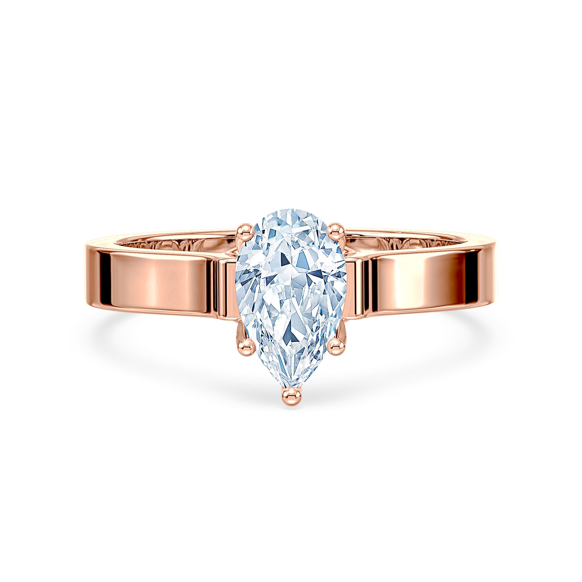 (Royal Asscher Pear - Rose)