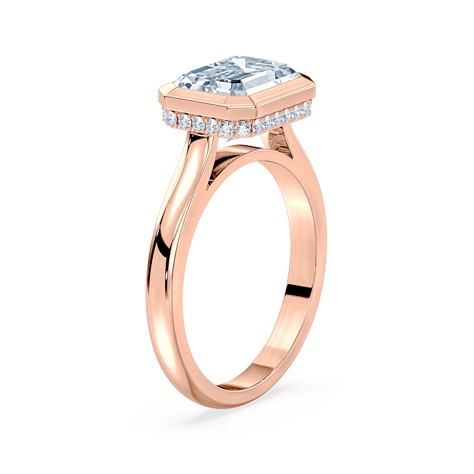 (Royal Asscher Emerald - Rose)