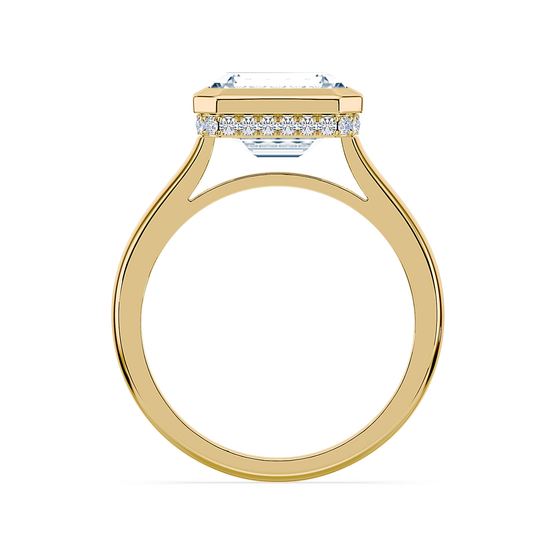 (Royal Asscher Emerald - Yellow)