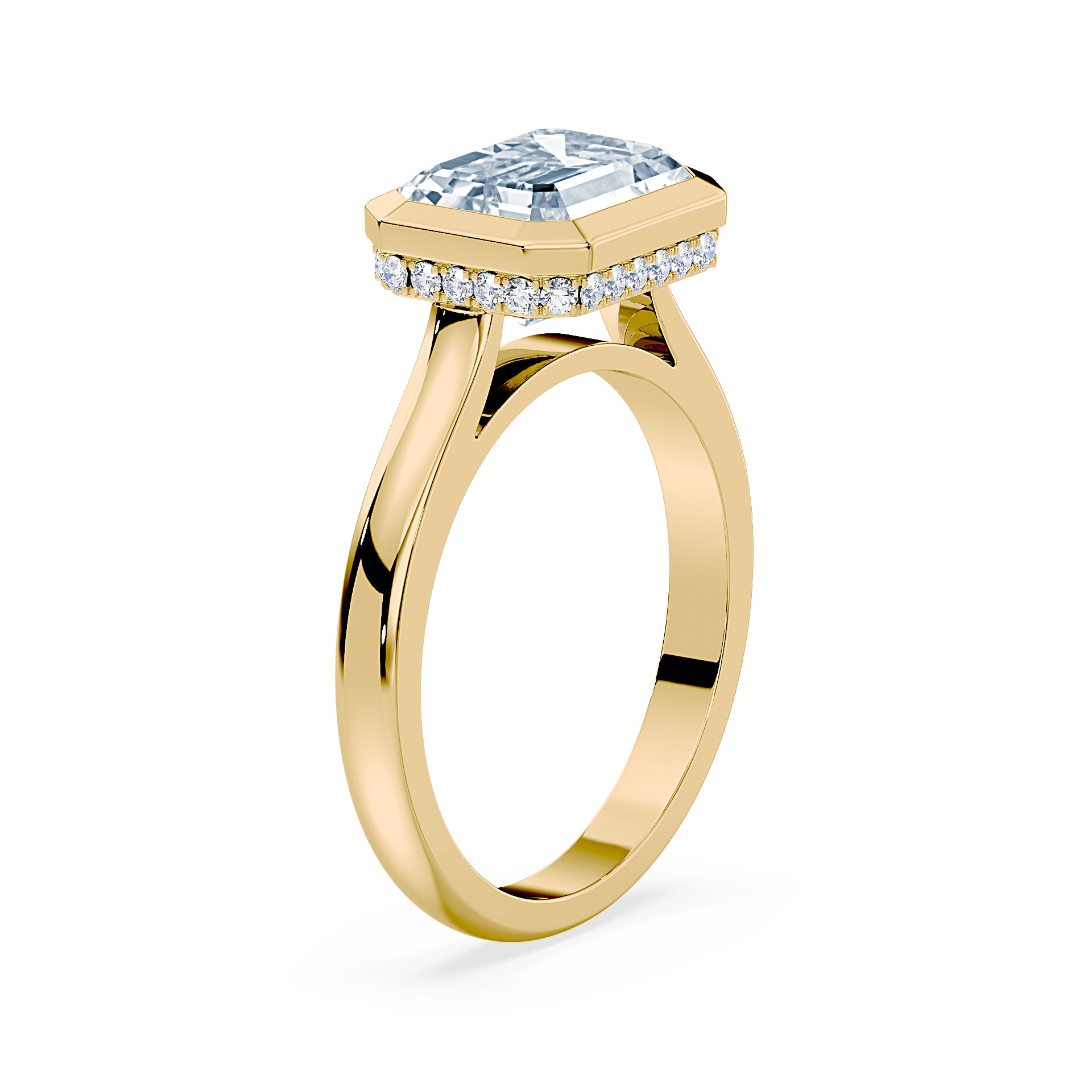 (Royal Asscher Emerald - Yellow)