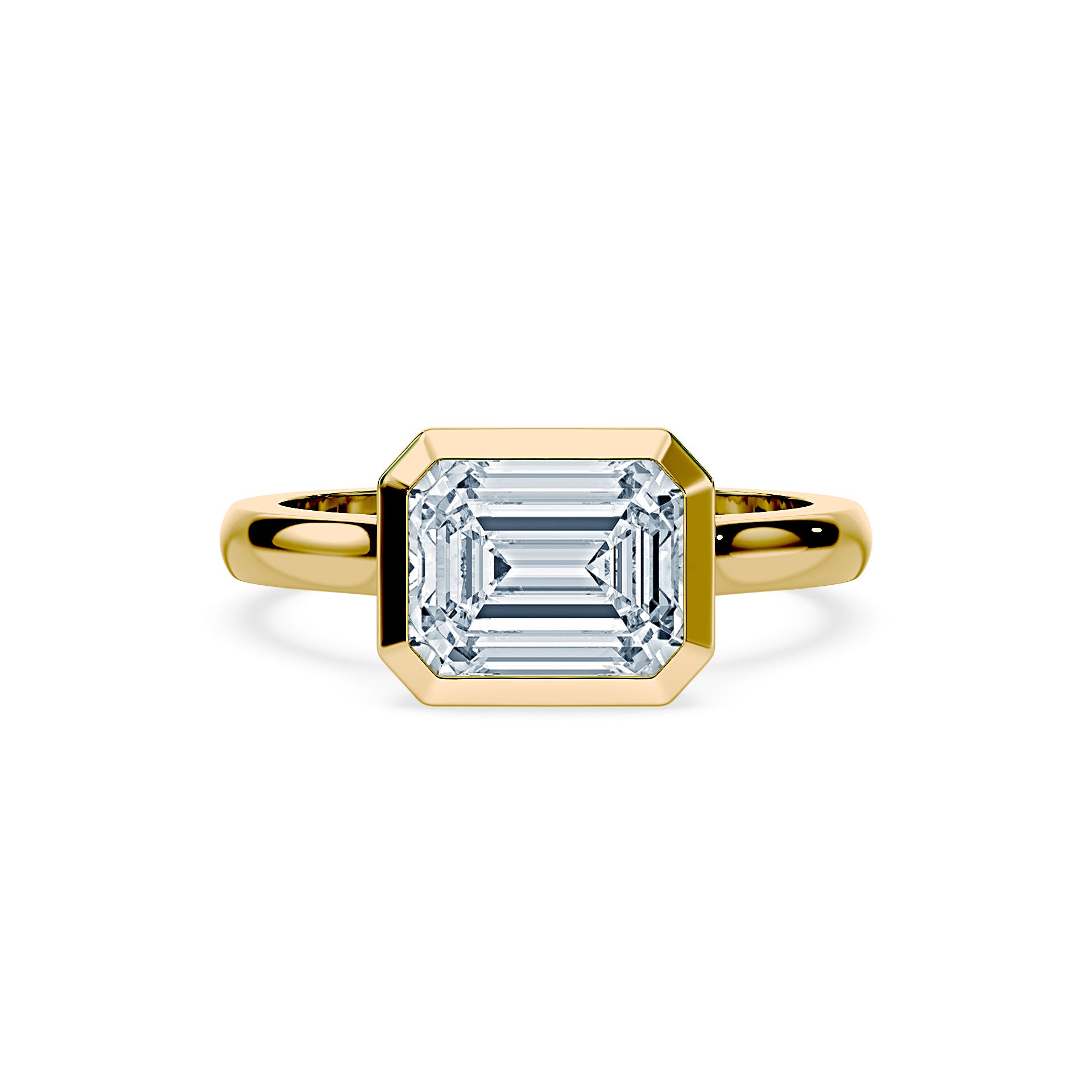 (Royal Asscher Emerald - Yellow)