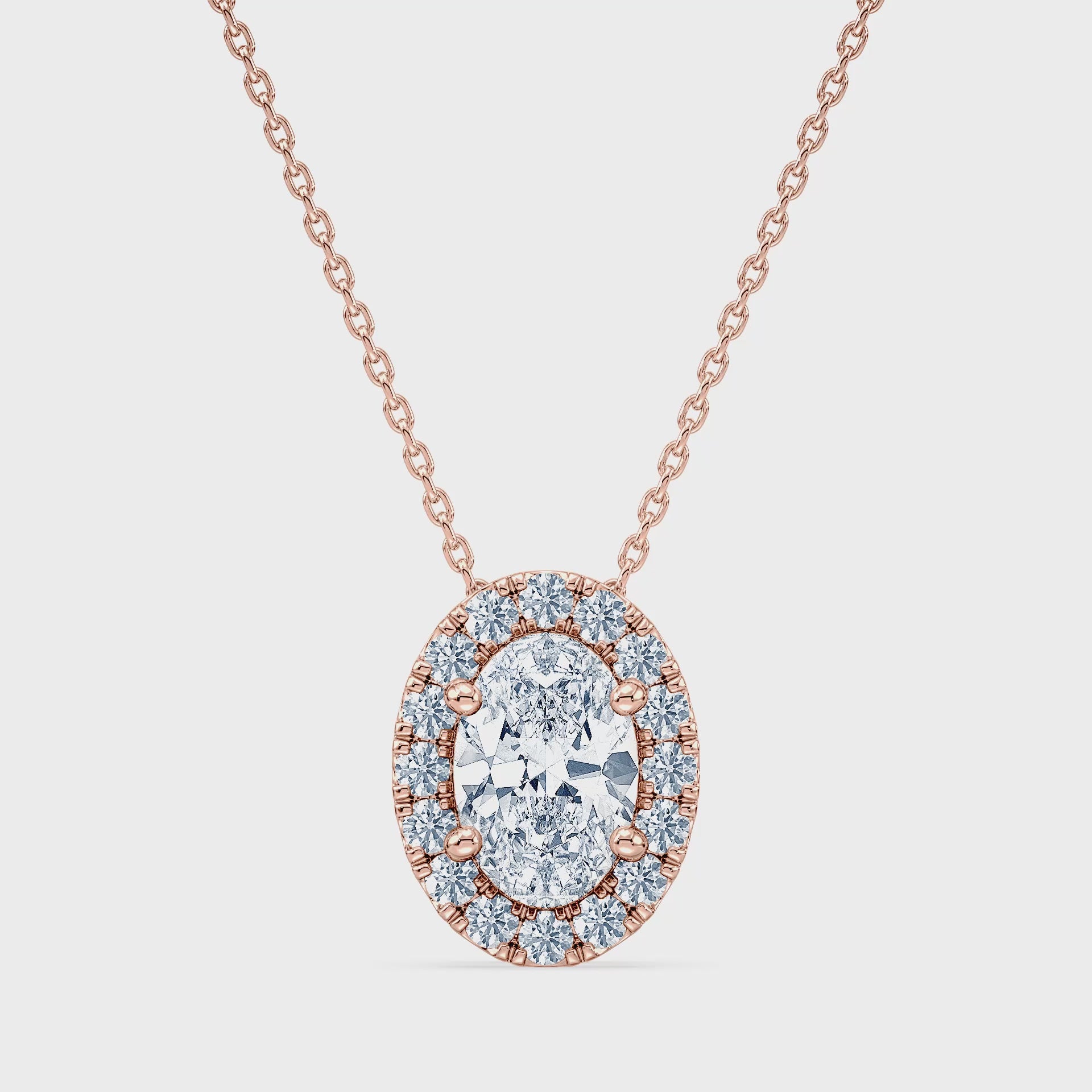 (Royal Asscher Oval - Rose - Video)