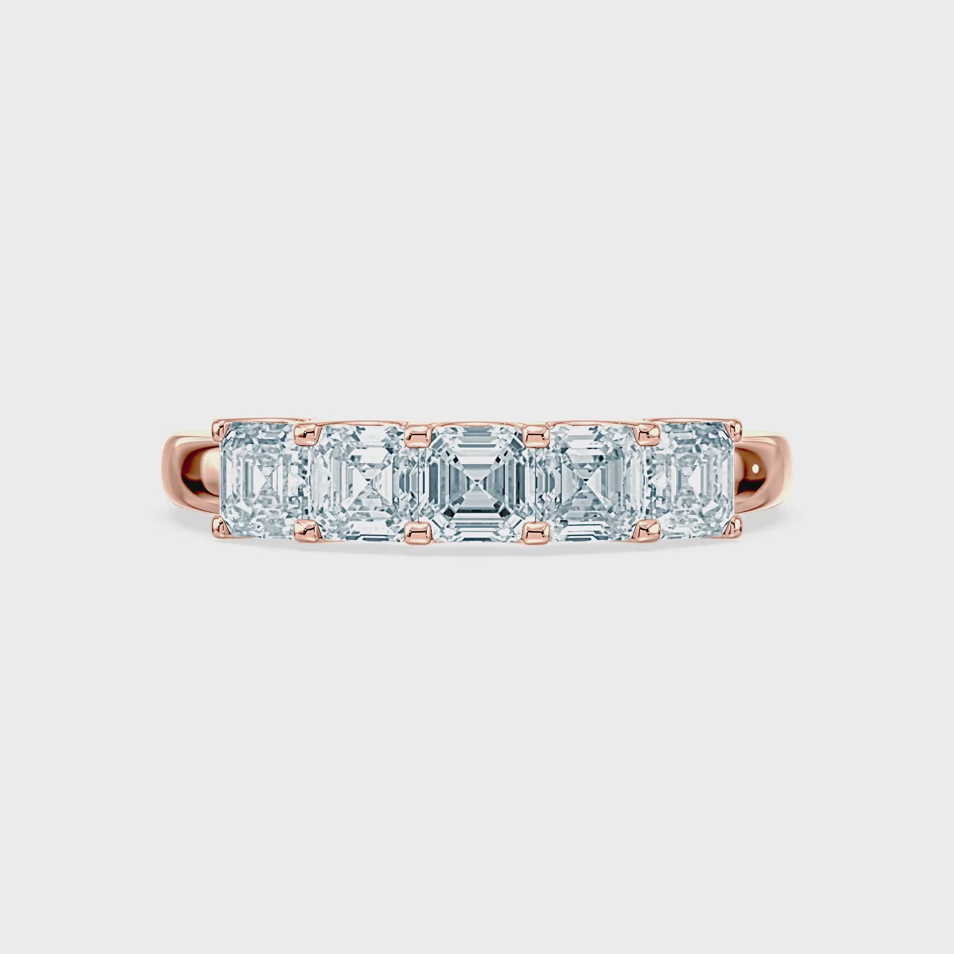 (Royal Asscher Cut - Rose - Video)