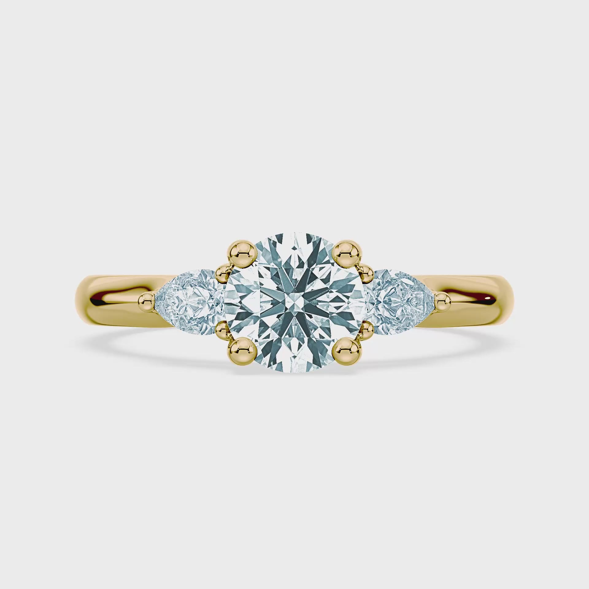 (Royal Asscher Brilliant - Yellow - Video)