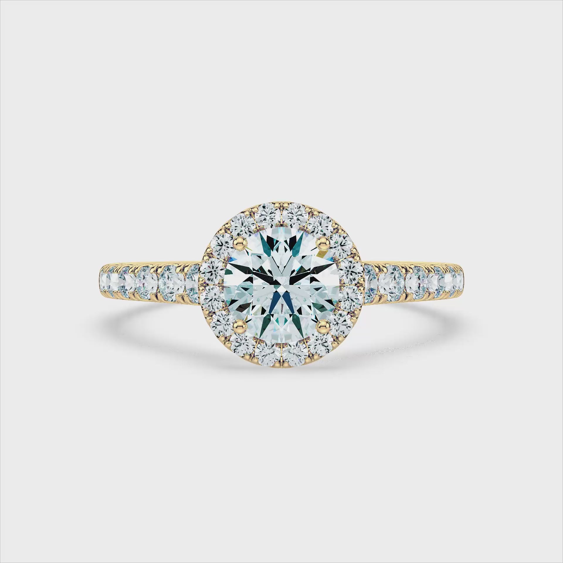 (Royal Asscher brilliant - Yellow - Video)