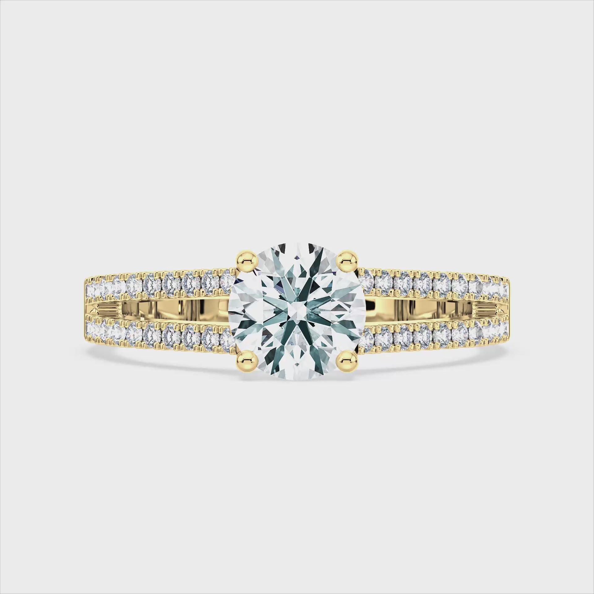 (Royal Asscher Brilliant - Yellow - Video)