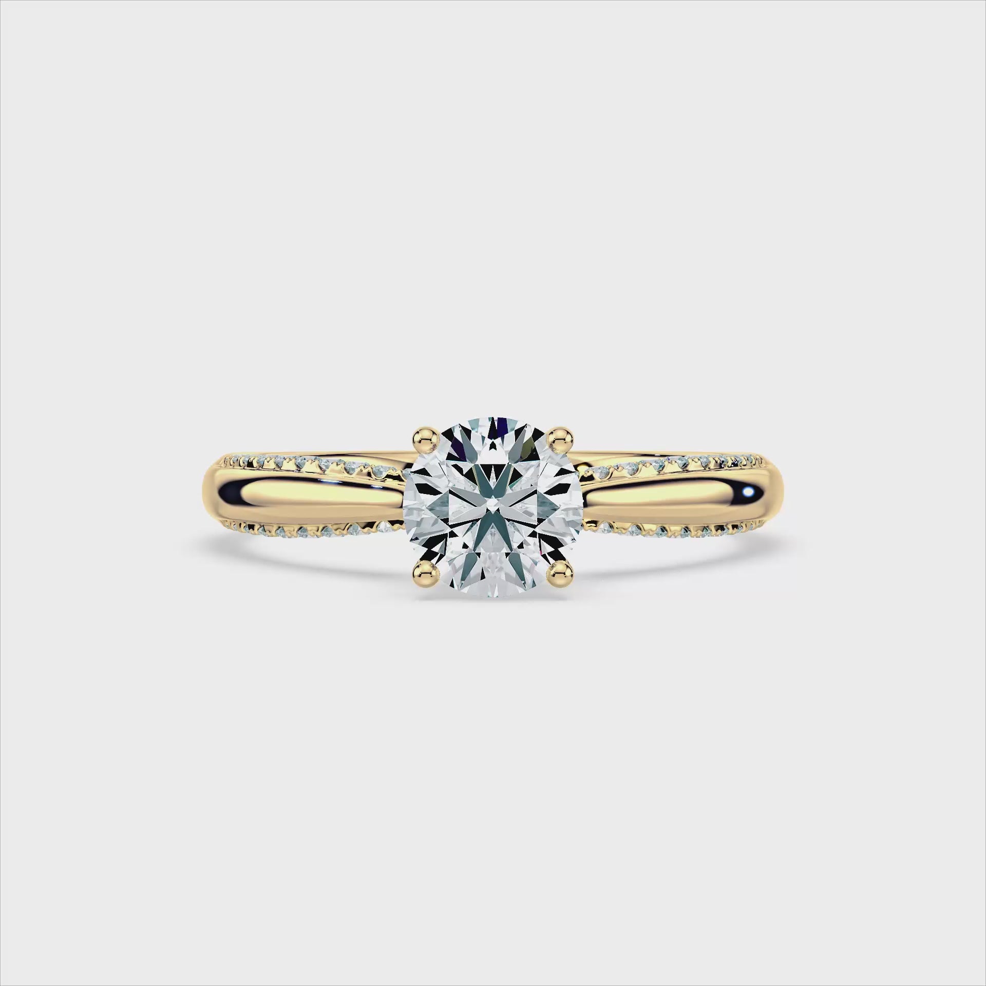 (Royal Asscher Brilliant - Yellow - Video)